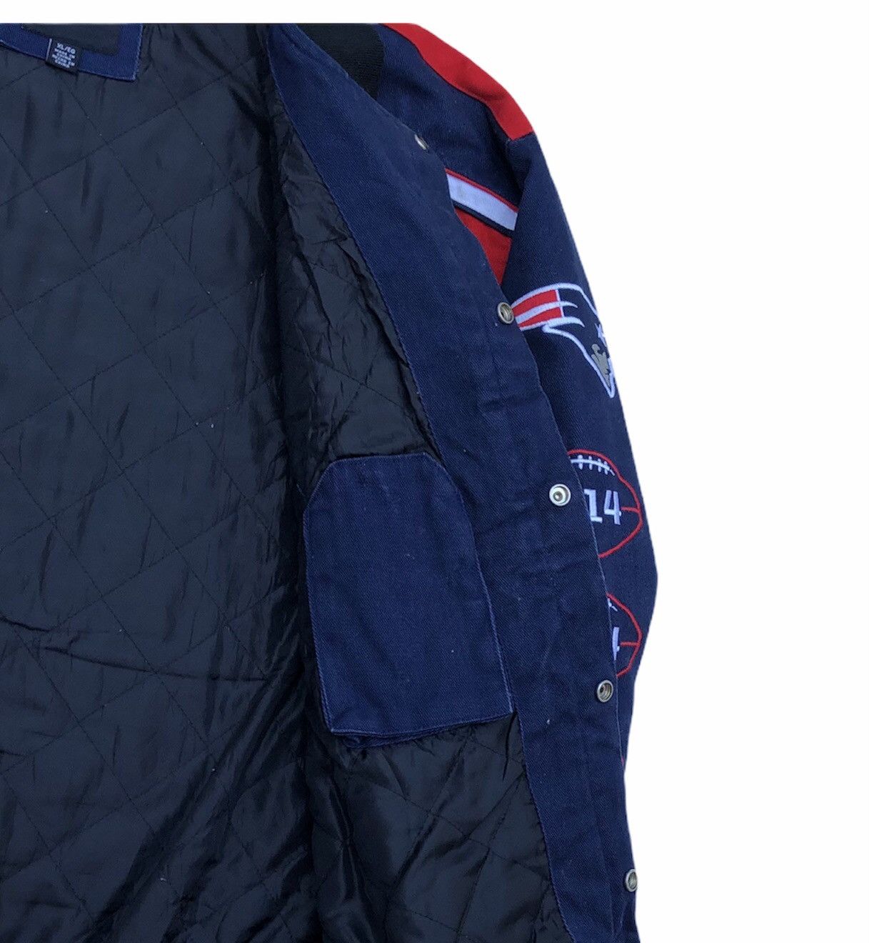 Vintage 🔥 NFL 4-Times Super Bowl Champion Patriots Jacket Size US XL / EU 56 / 4 - 13 Thumbnail