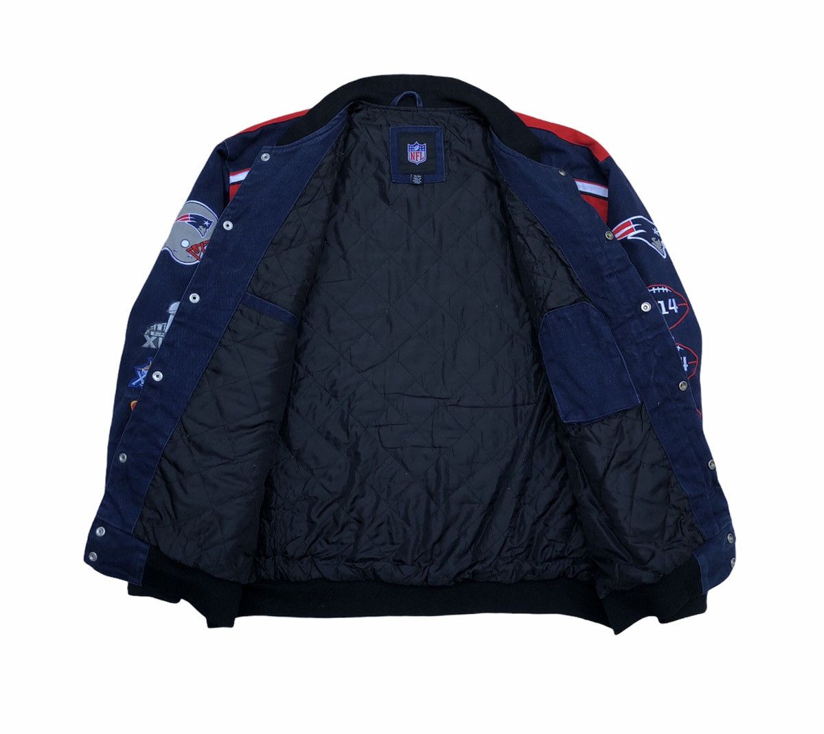 Vintage 🔥 NFL 4-Times Super Bowl Champion Patriots Jacket Size US XL / EU 56 / 4 - 11 Thumbnail