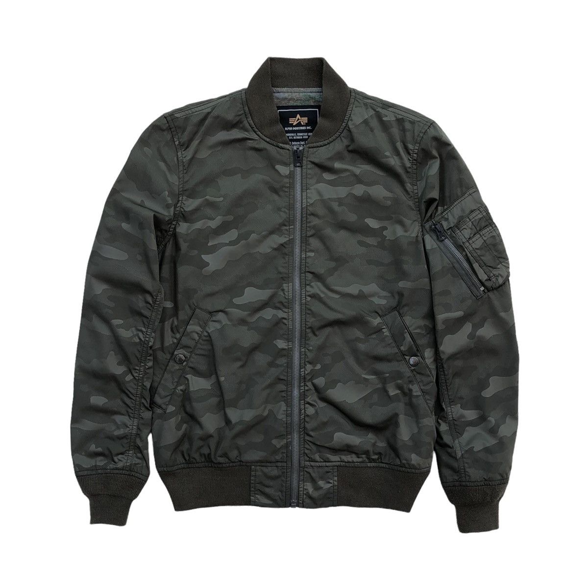 Alpha Industries Alpha Industries Ma-1 Camo Bomber Jacket Size US M / EU 48-50 / 2 - 4 Thumbnail