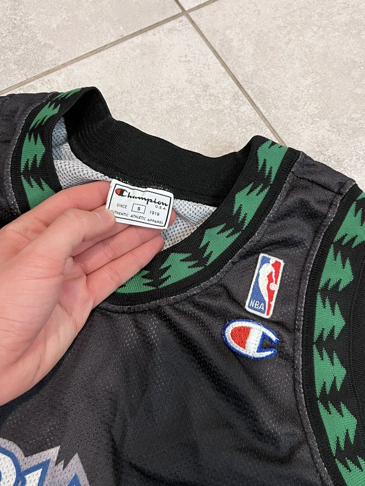 Champion Vintage Tomberwolves Garnett Champion NBA Basketball Jersey Size US S / EU 44-46 / 1 - 6 Thumbnail