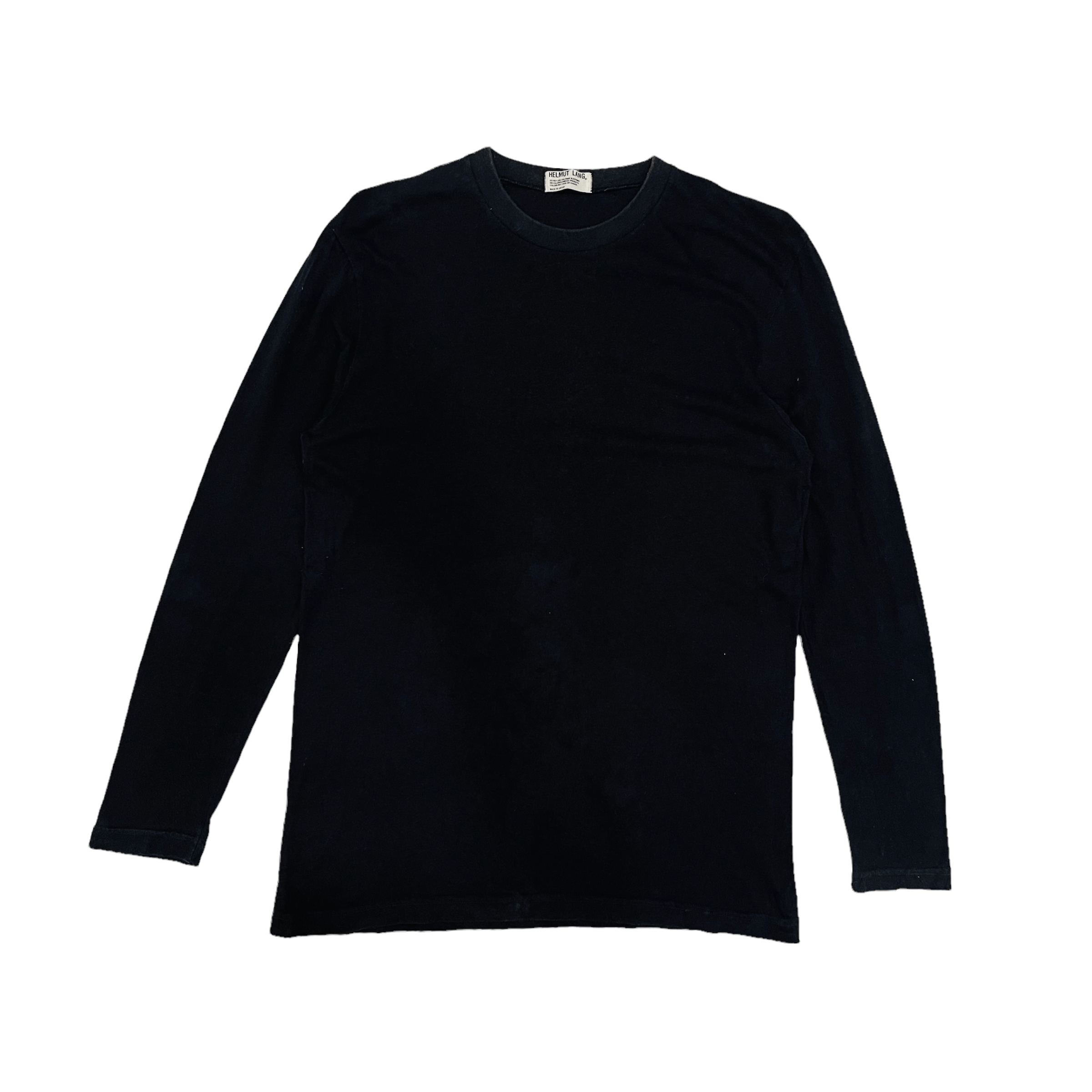 Helmut Lang × Vintage Helmut Lang Plain Long Sleeve Shirt Size US M / EU 48-50 / 2 - 1 Thumbnail