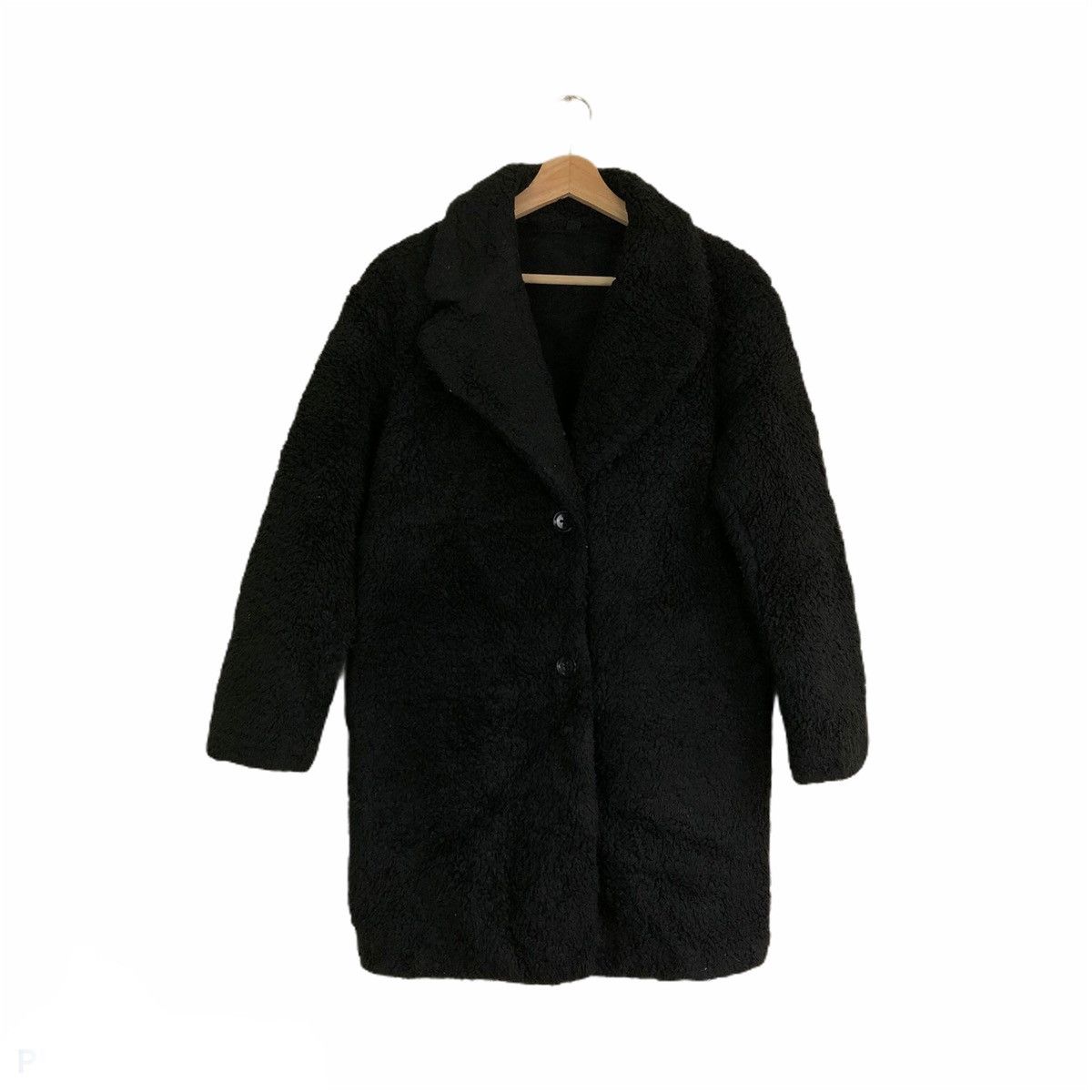 Japanese Brand Uniqlo Fleece Mink Fur Jacket -Small ( Black ) Size US S / EU 44-46 / 1 - 1 Thumbnail