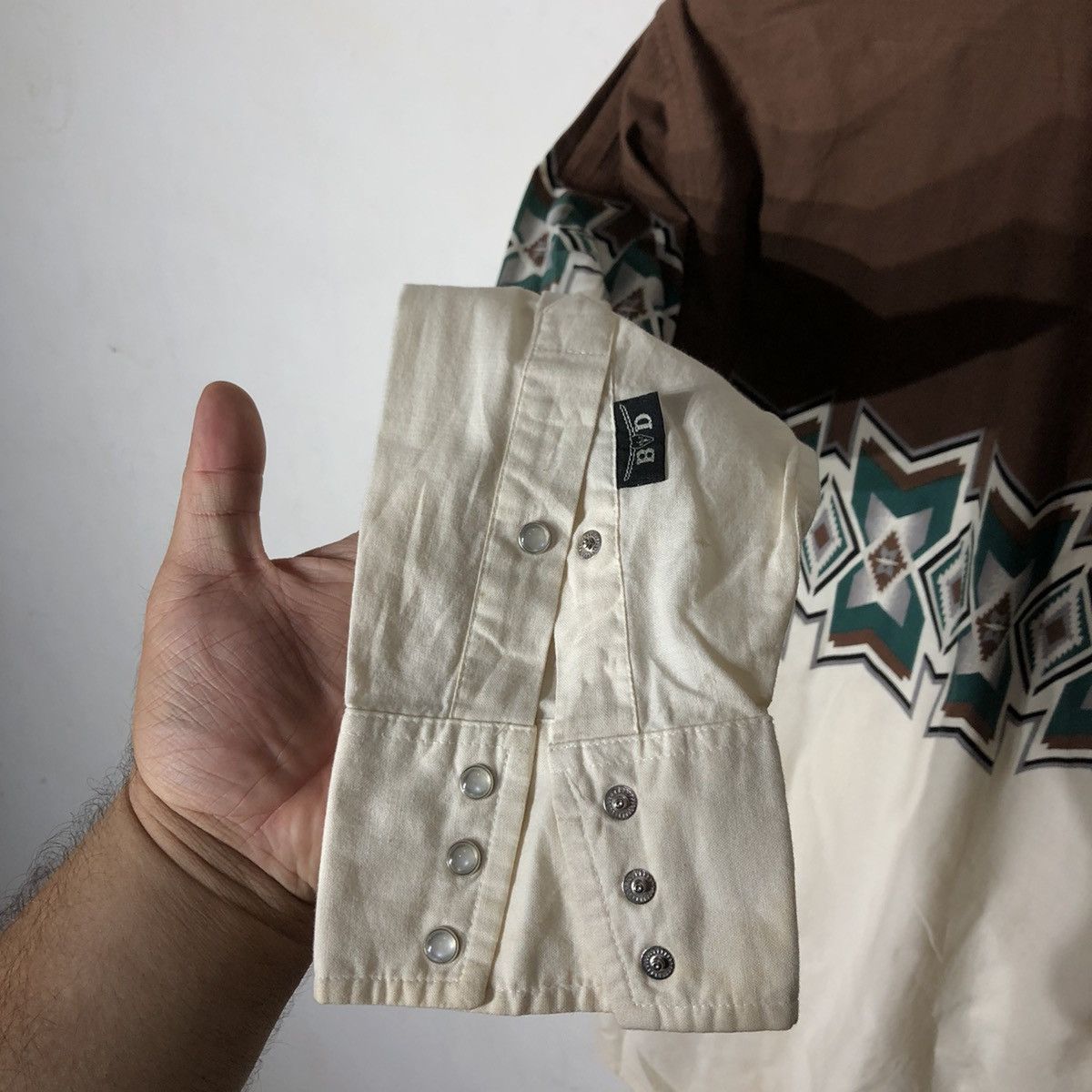 Japanese Brand Vintage Shirt Button Ups Brooks & Dunn Navajo Design Size US M / EU 48-50 / 2 - 8 Thumbnail