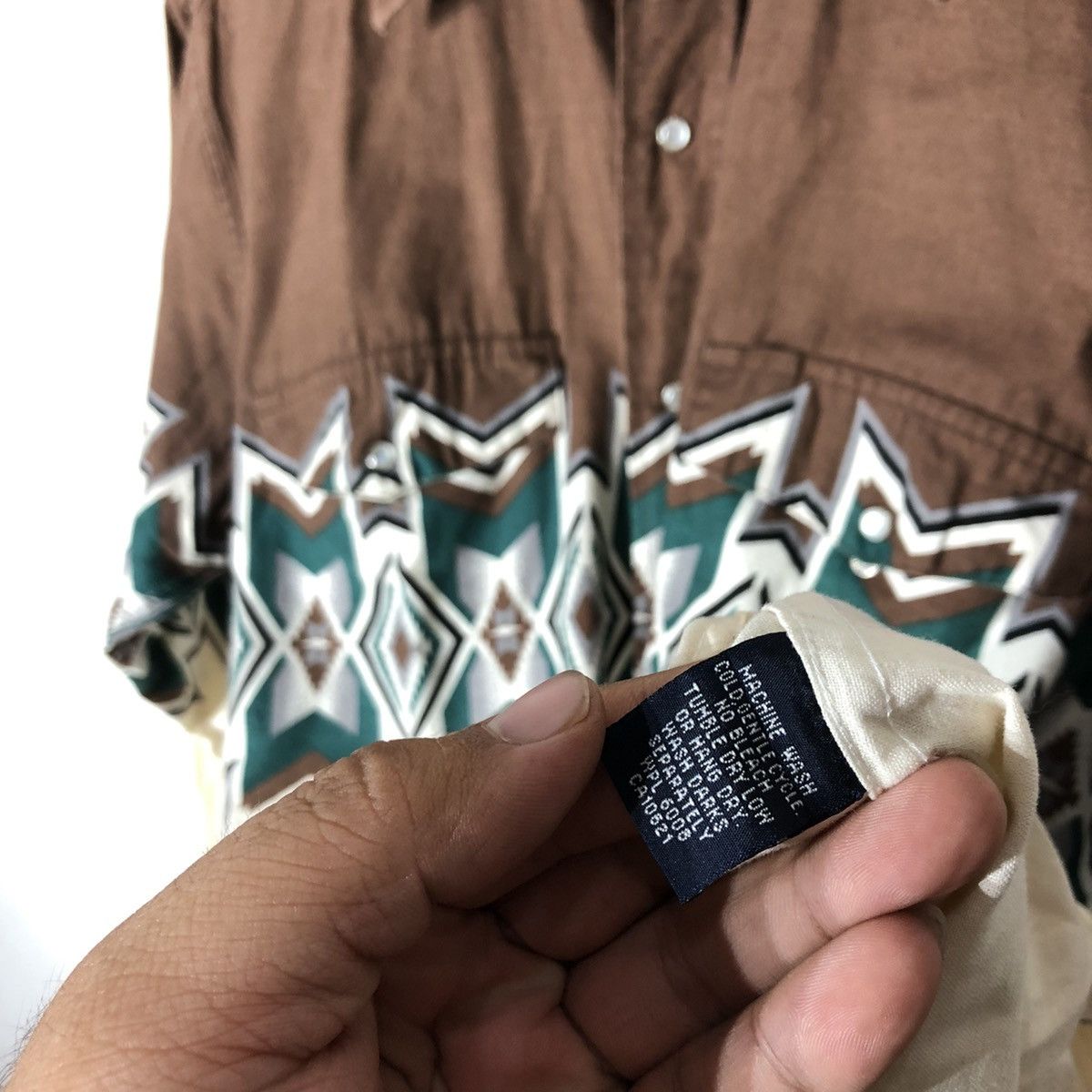 Japanese Brand Vintage Shirt Button Ups Brooks & Dunn Navajo Design Size US M / EU 48-50 / 2 - 10 Thumbnail