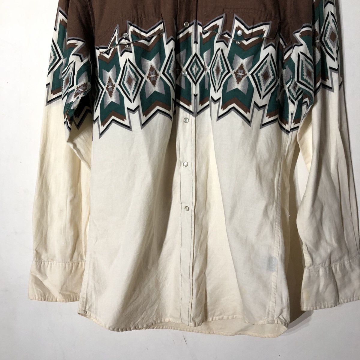 Japanese Brand Vintage Shirt Button Ups Brooks & Dunn Navajo Design Size US M / EU 48-50 / 2 - 5 Thumbnail