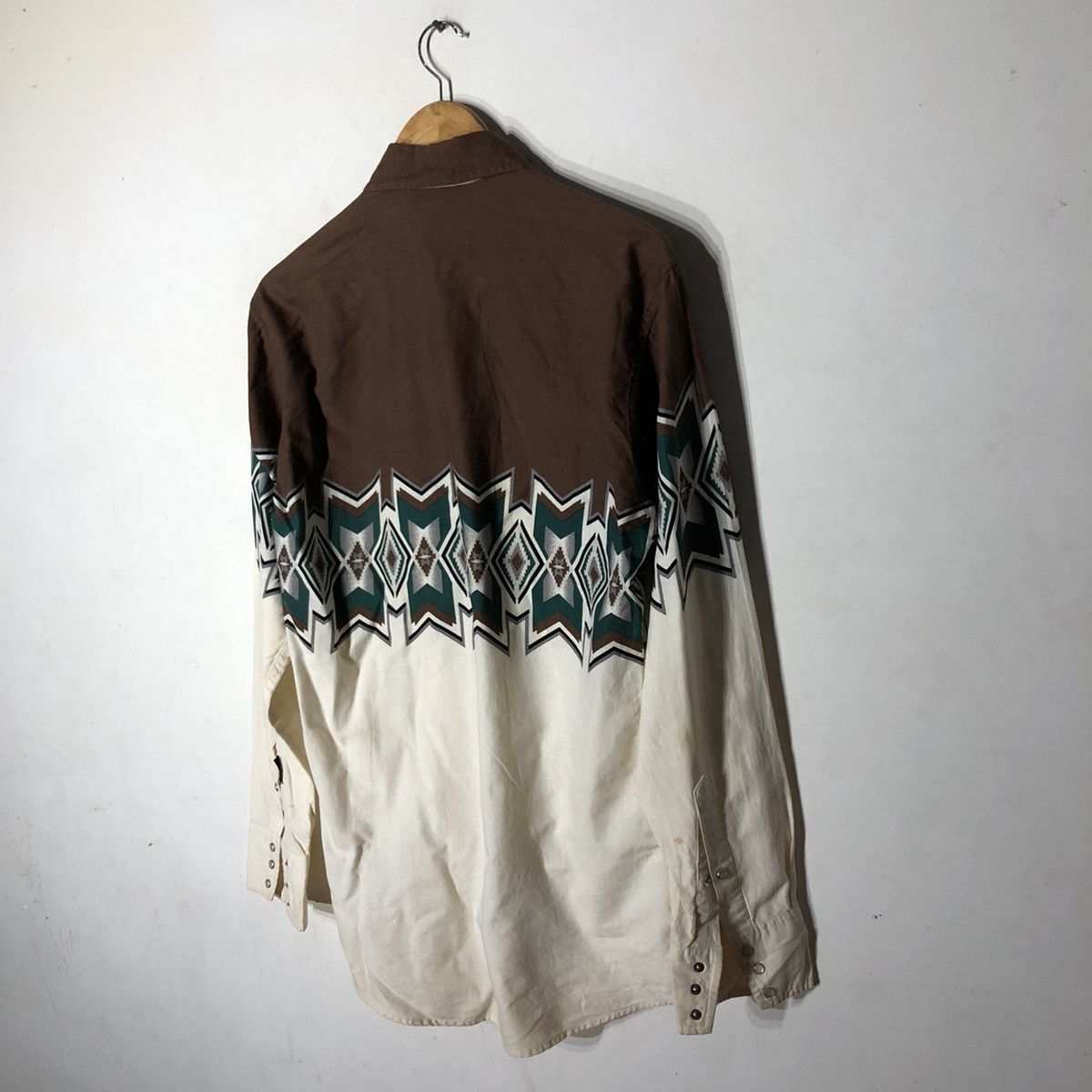 Japanese Brand Vintage Shirt Button Ups Brooks & Dunn Navajo Design Size US M / EU 48-50 / 2 - 7 Thumbnail