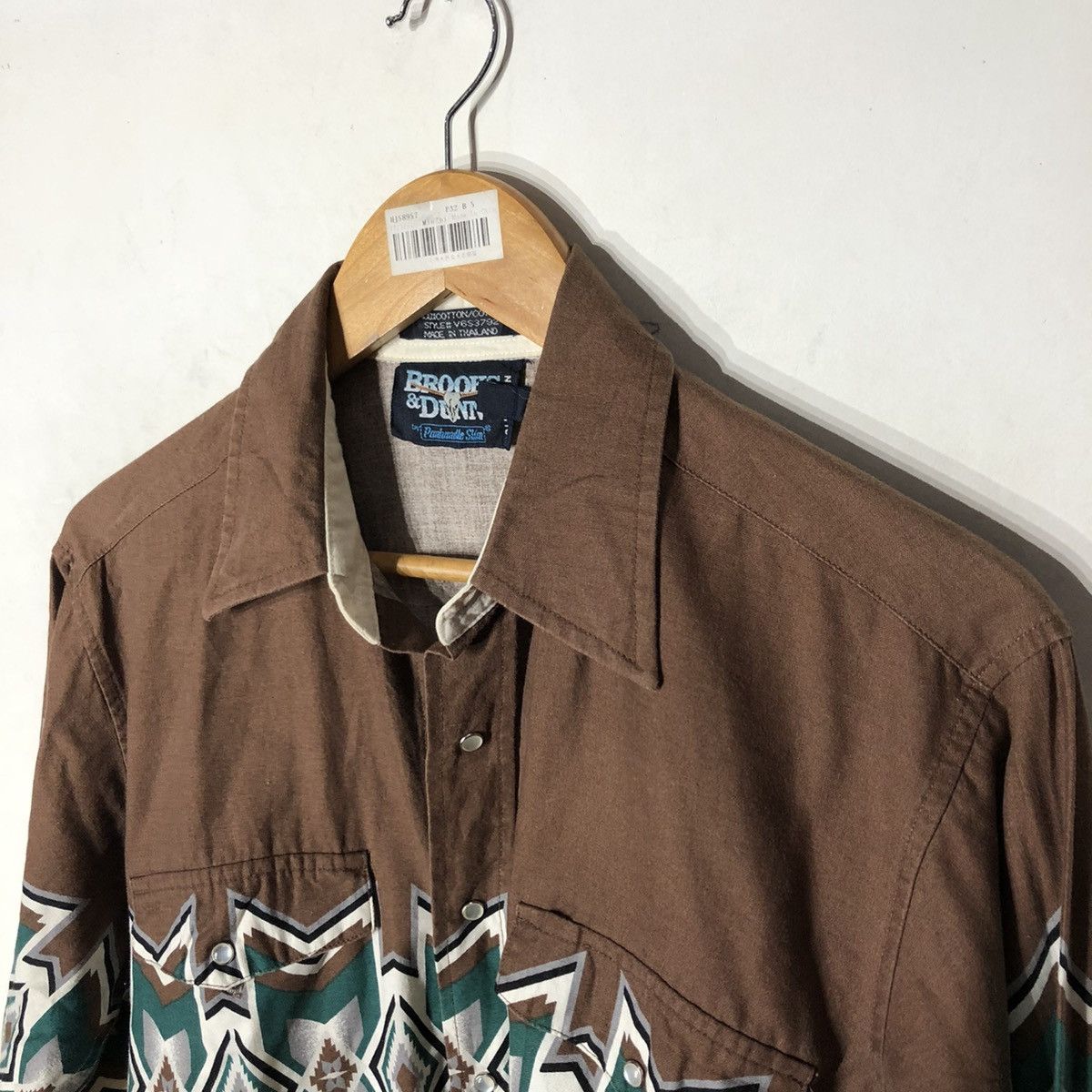Japanese Brand Vintage Shirt Button Ups Brooks & Dunn Navajo Design Size US M / EU 48-50 / 2 - 11 Thumbnail