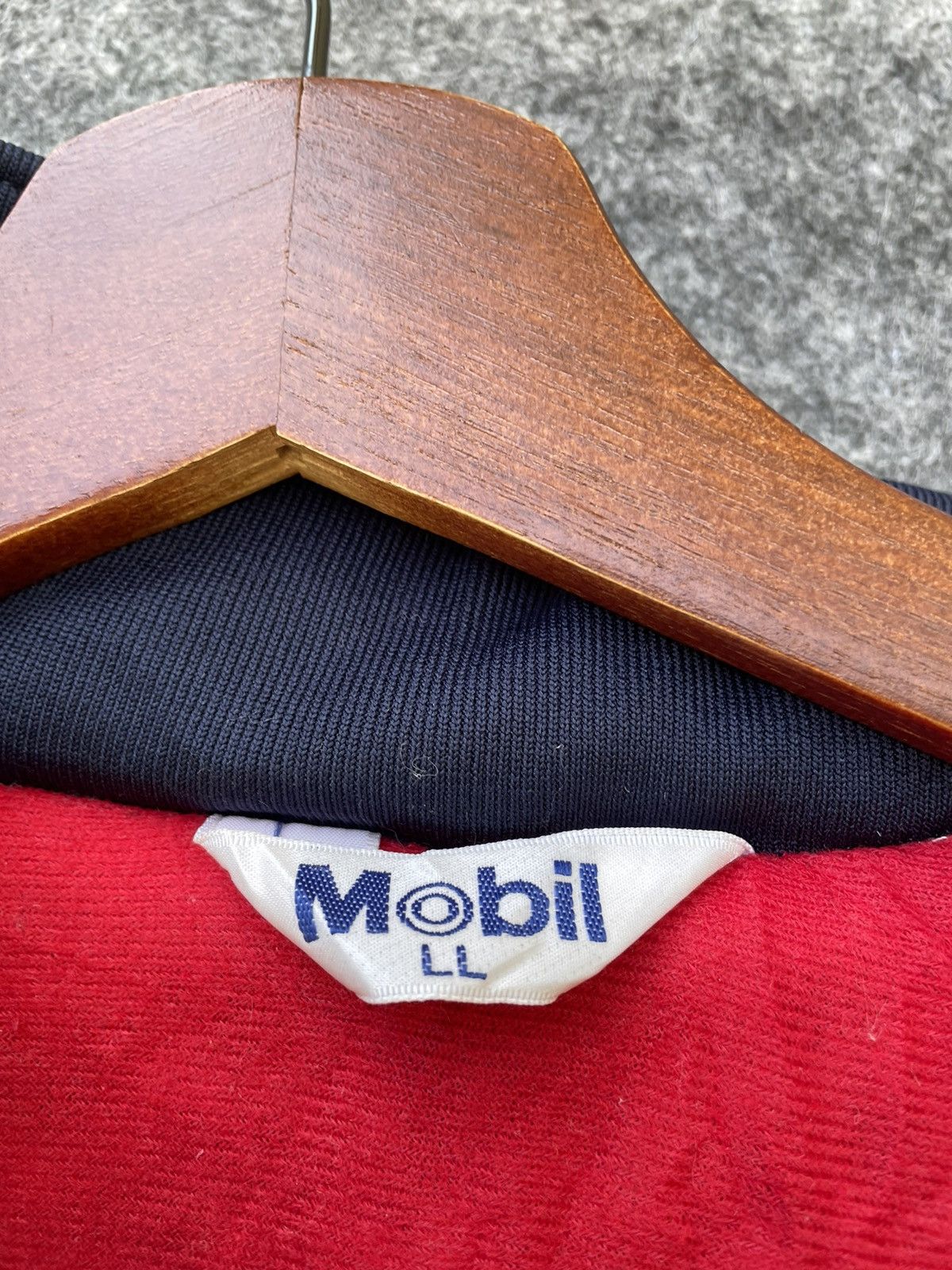Vintage VINTAGE MOBIL BIG LOGO JACKET Size US L / EU 52-54 / 3 - 6 Thumbnail