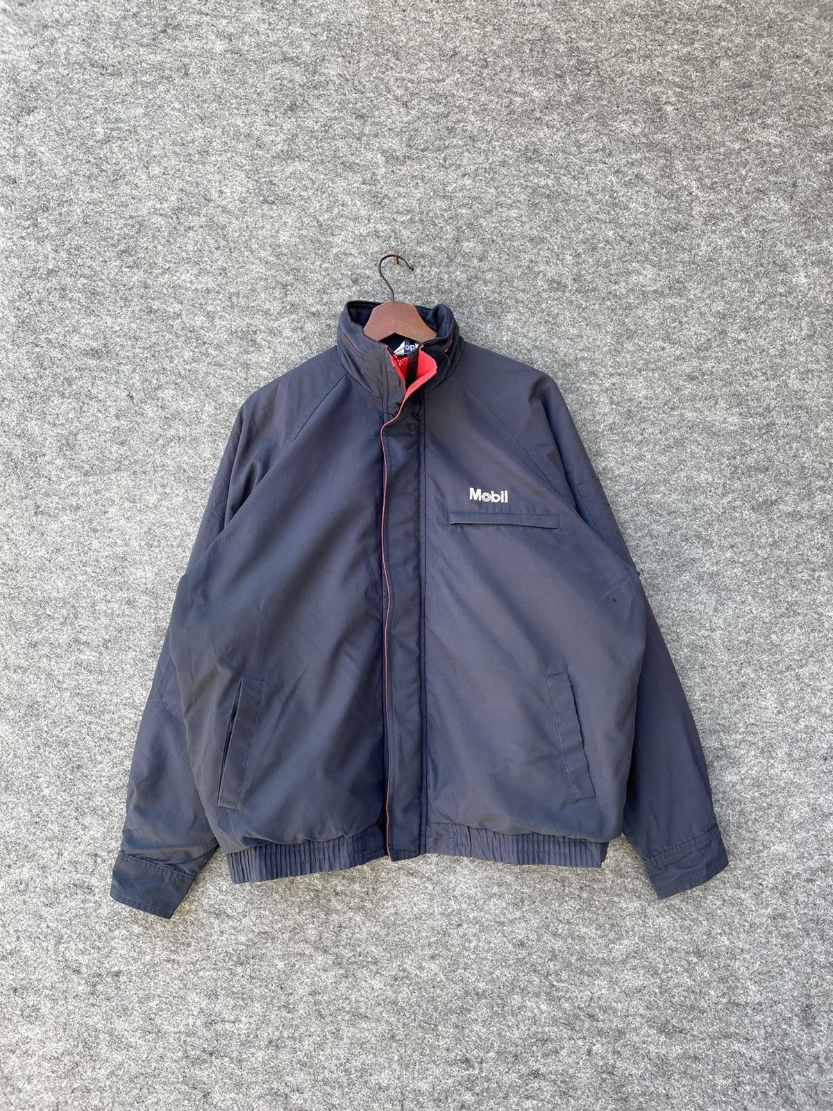 Vintage VINTAGE MOBIL BIG LOGO JACKET Size US L / EU 52-54 / 3 - 3 Thumbnail