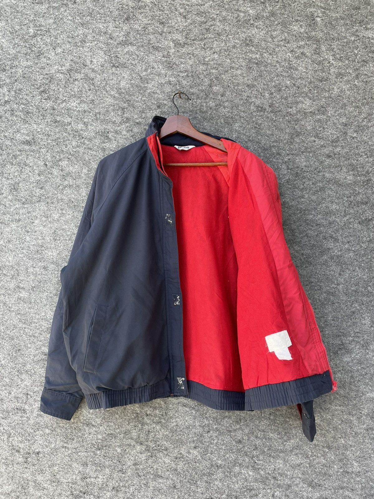 Vintage VINTAGE MOBIL BIG LOGO JACKET Size US L / EU 52-54 / 3 - 5 Thumbnail