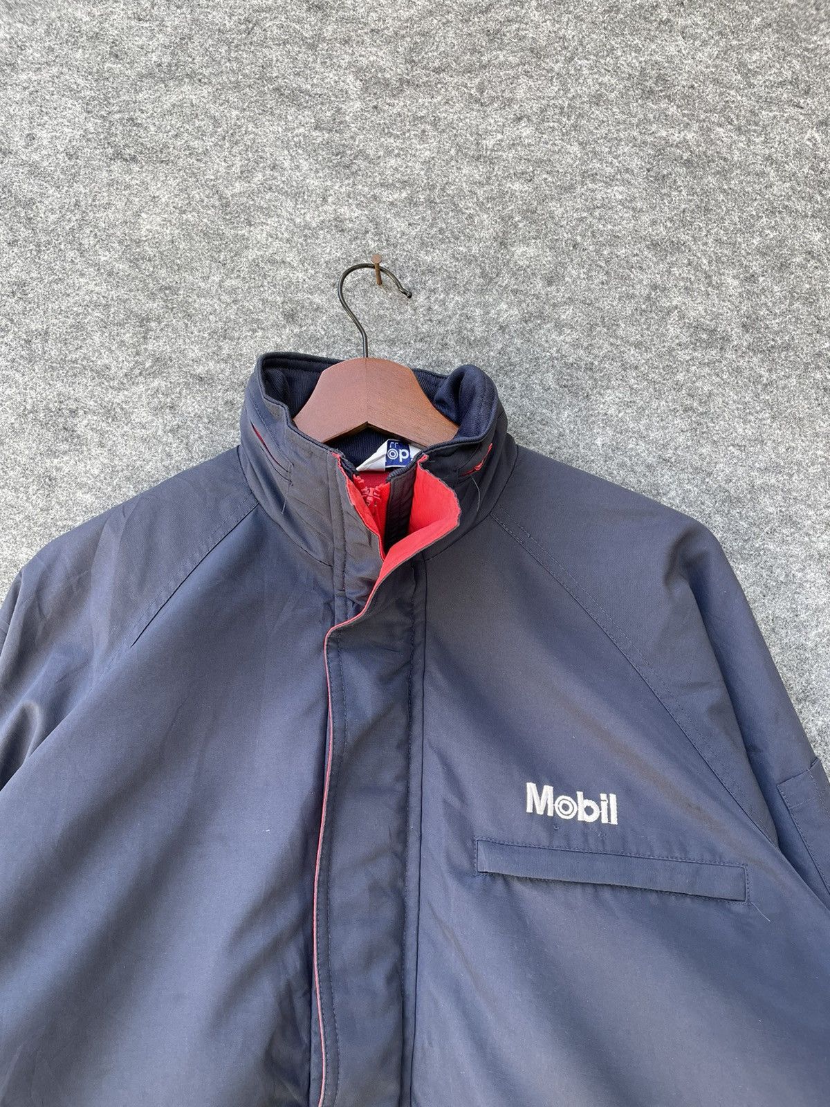 Vintage VINTAGE MOBIL BIG LOGO JACKET Size US L / EU 52-54 / 3 - 4 Thumbnail