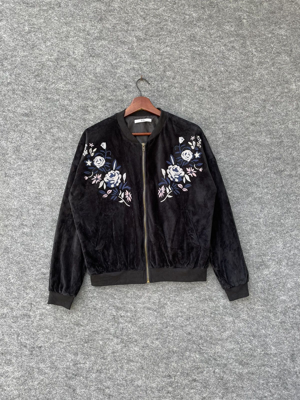 Japanese Brand GRL SUKAJAN VELVET JACKET Size US M / EU 48-50 / 2 - 1 Thumbnail