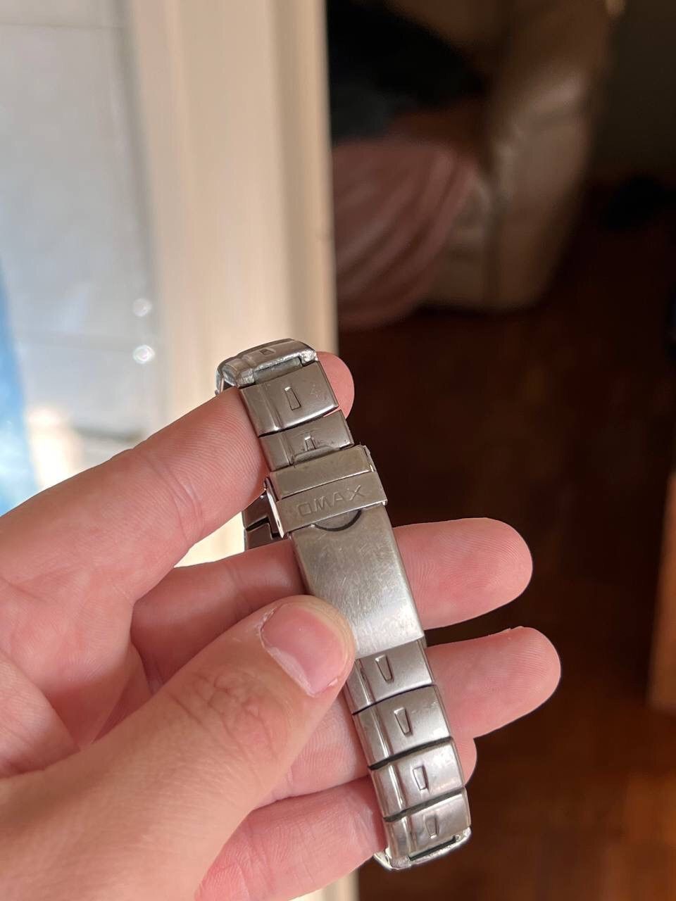 Japanese Brand × Vintage Vintage Japanese style futuristic Watch Y2K Omax Graphite Size ONE SIZE - 5 Thumbnail