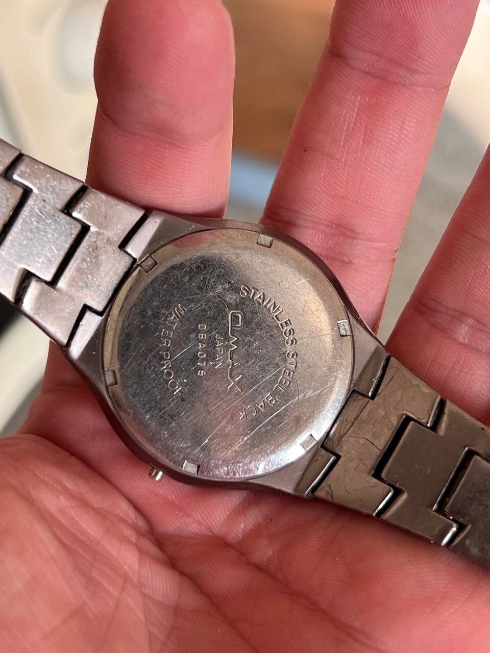 Japanese Brand × Vintage Vintage Japanese style futuristic Watch Y2K Omax Graphite Size ONE SIZE - 6 Thumbnail