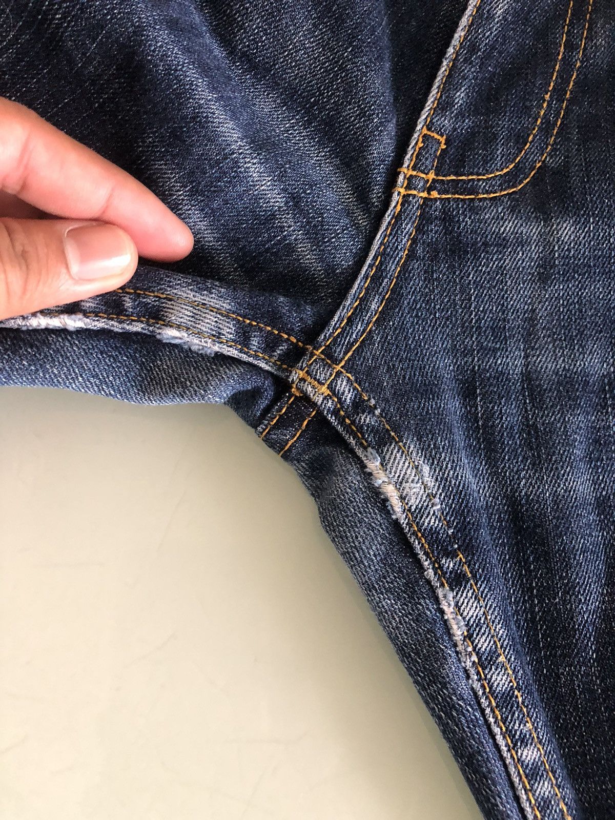 Issey Miyake Vintage Issey Miyake Tete Homme Loose Cut Denim Jeans Women Size 36" / US 14 / IT 50 - 18 Thumbnail