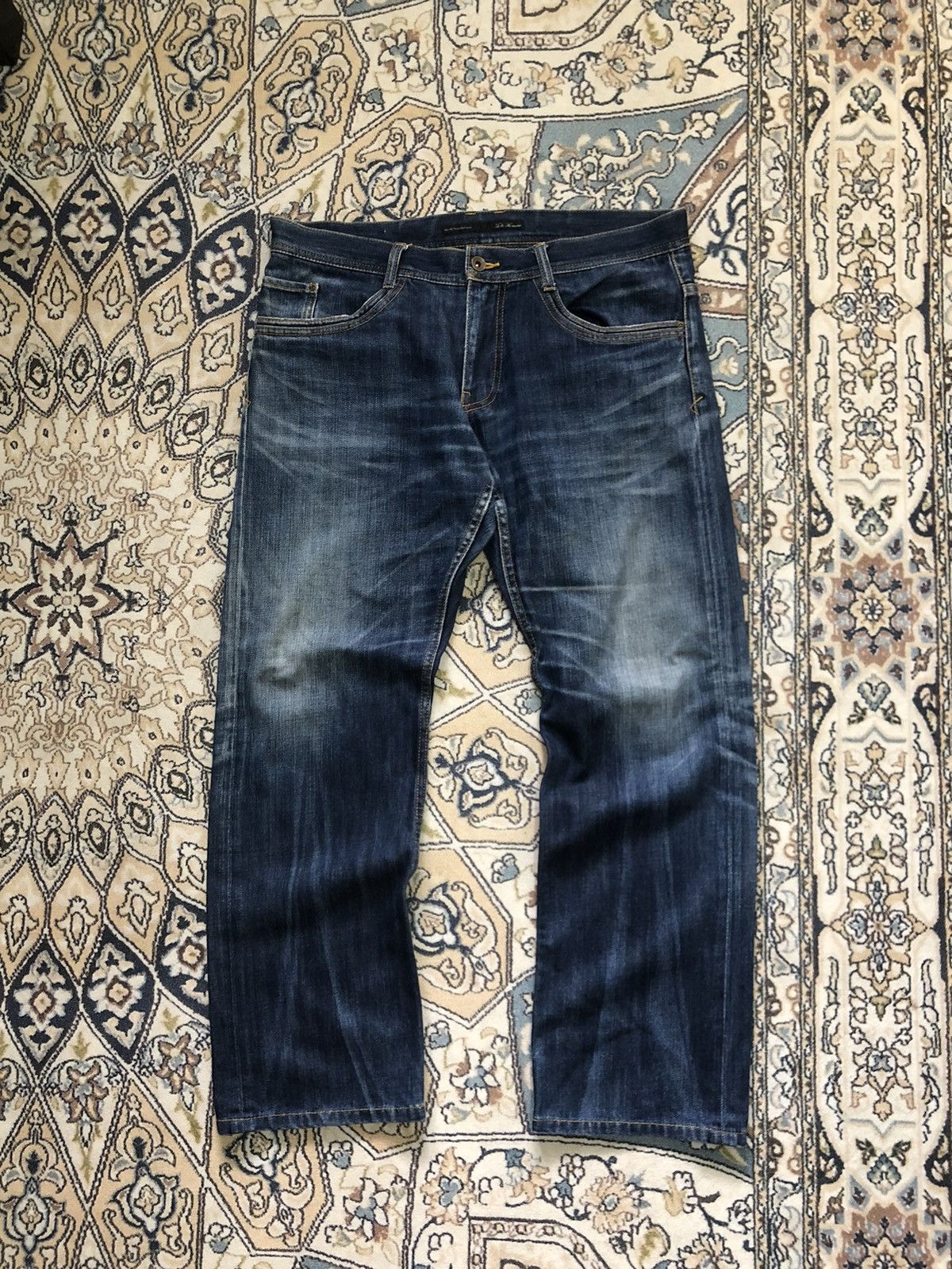 Issey Miyake Vintage Issey Miyake Tete Homme Loose Cut Denim Jeans Women Size 36" / US 14 / IT 50 - 2 Thumbnail