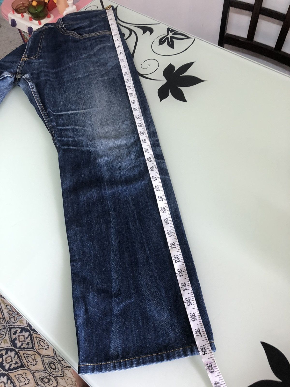 Issey Miyake Vintage Issey Miyake Tete Homme Loose Cut Denim Jeans Women Size 36" / US 14 / IT 50 - 25 Thumbnail