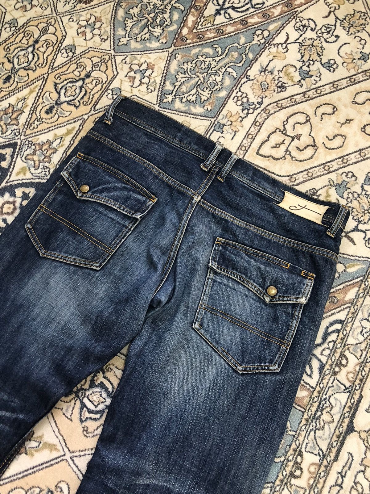 Issey Miyake Vintage Issey Miyake Tete Homme Loose Cut Denim Jeans Women Size 36" / US 14 / IT 50 - 10 Thumbnail
