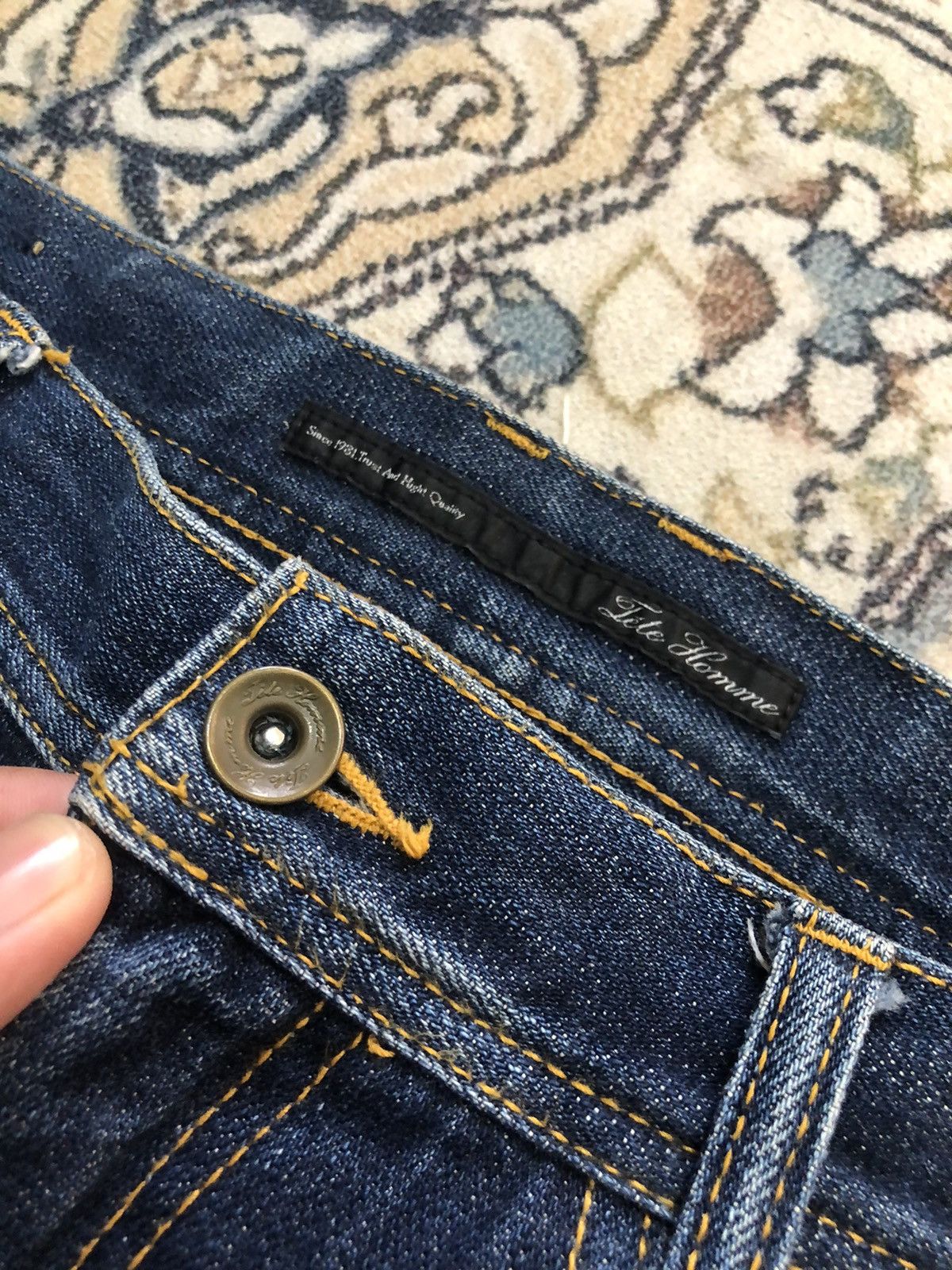 Issey Miyake Vintage Issey Miyake Tete Homme Loose Cut Denim Jeans Women Size 36" / US 14 / IT 50 - 7 Thumbnail
