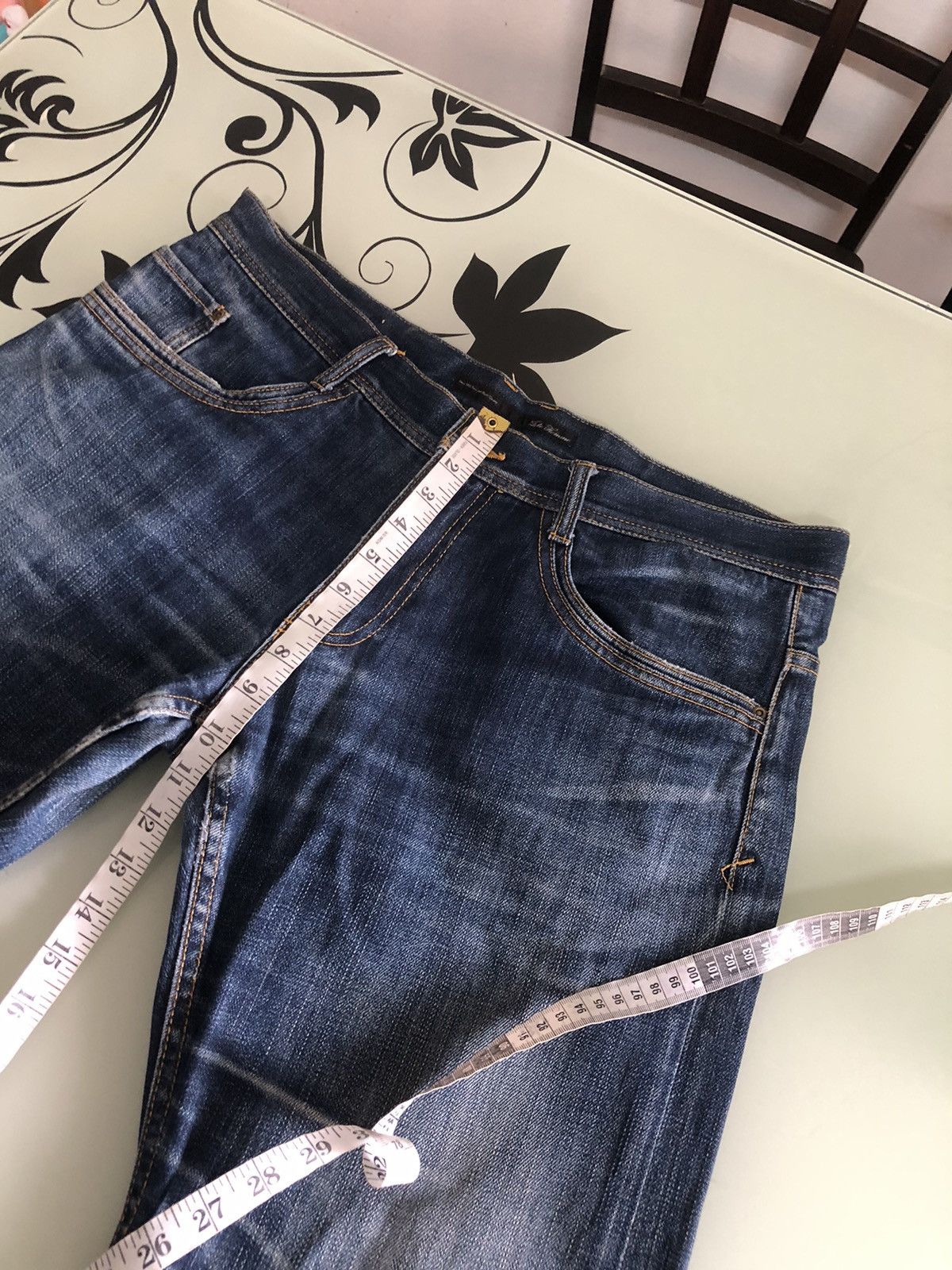 Issey Miyake Vintage Issey Miyake Tete Homme Loose Cut Denim Jeans Women Size 36" / US 14 / IT 50 - 21 Thumbnail