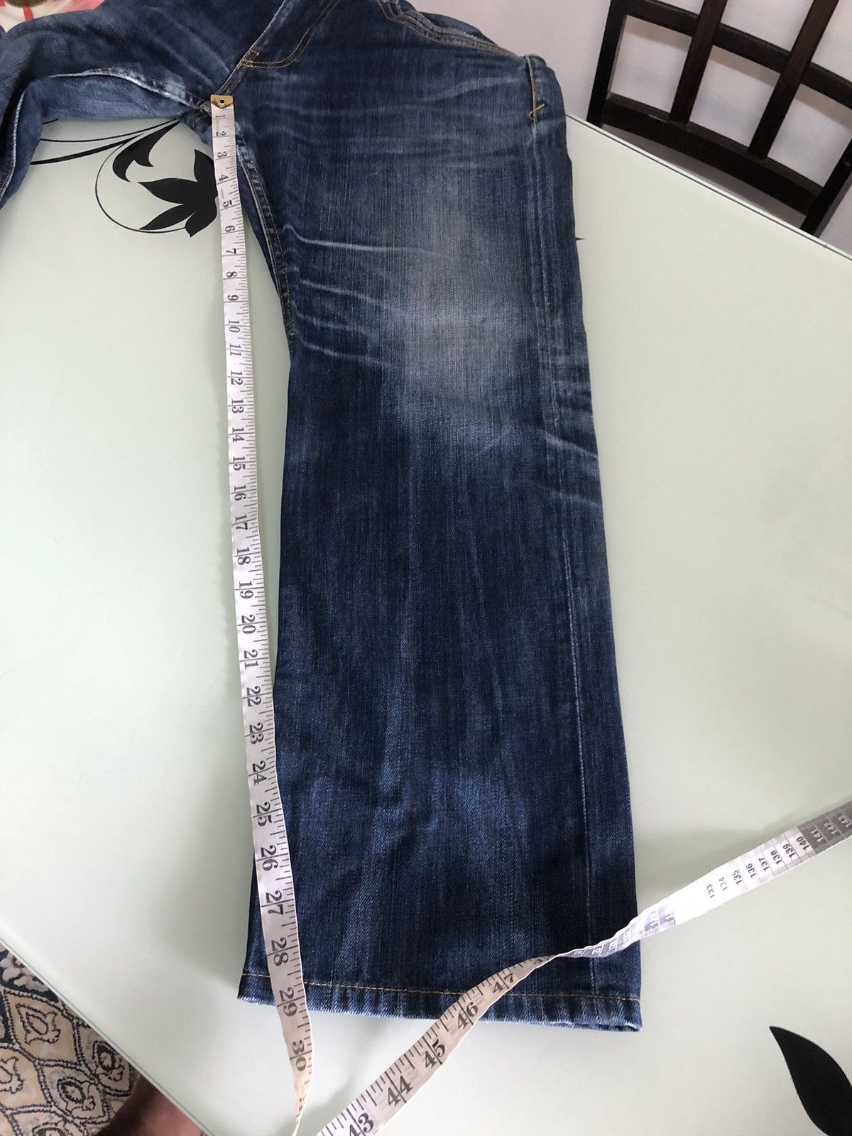 Issey Miyake Vintage Issey Miyake Tete Homme Loose Cut Denim Jeans Women Size 36" / US 14 / IT 50 - 20 Thumbnail