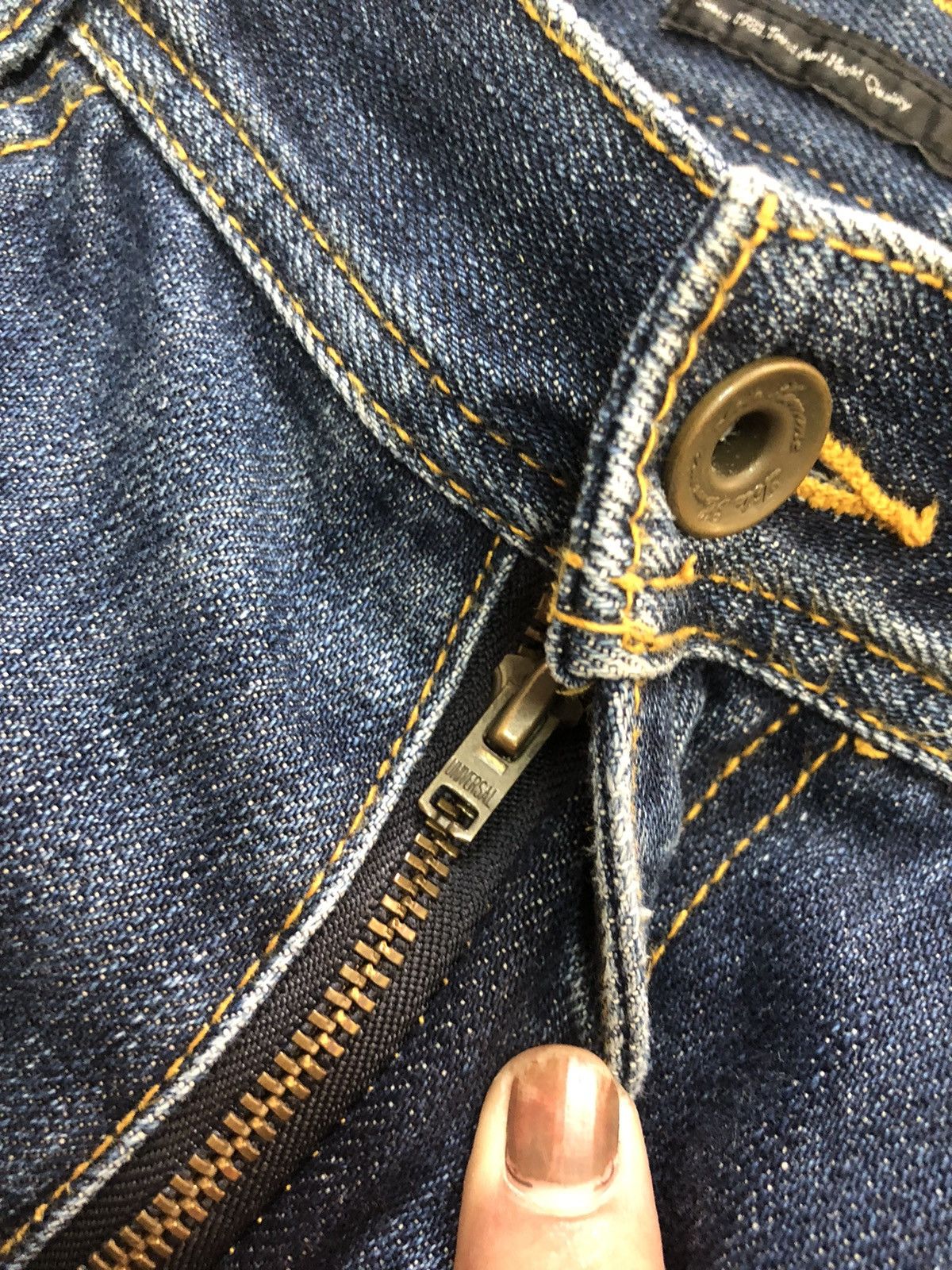 Issey Miyake Vintage Issey Miyake Tete Homme Loose Cut Denim Jeans Women Size 36" / US 14 / IT 50 - 8 Thumbnail
