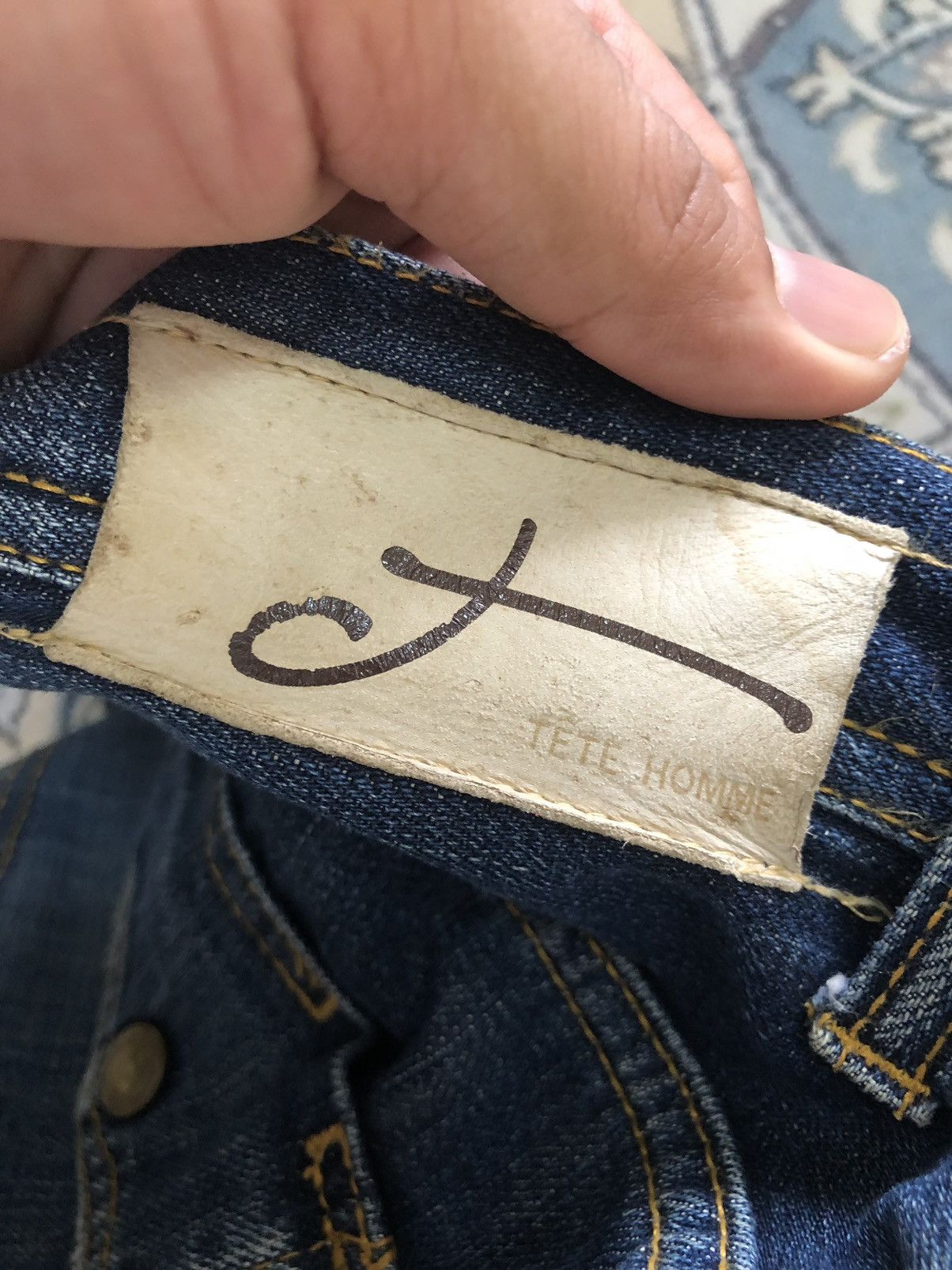 Issey Miyake Vintage Issey Miyake Tete Homme Loose Cut Denim Jeans Women Size 36" / US 14 / IT 50 - 14 Thumbnail