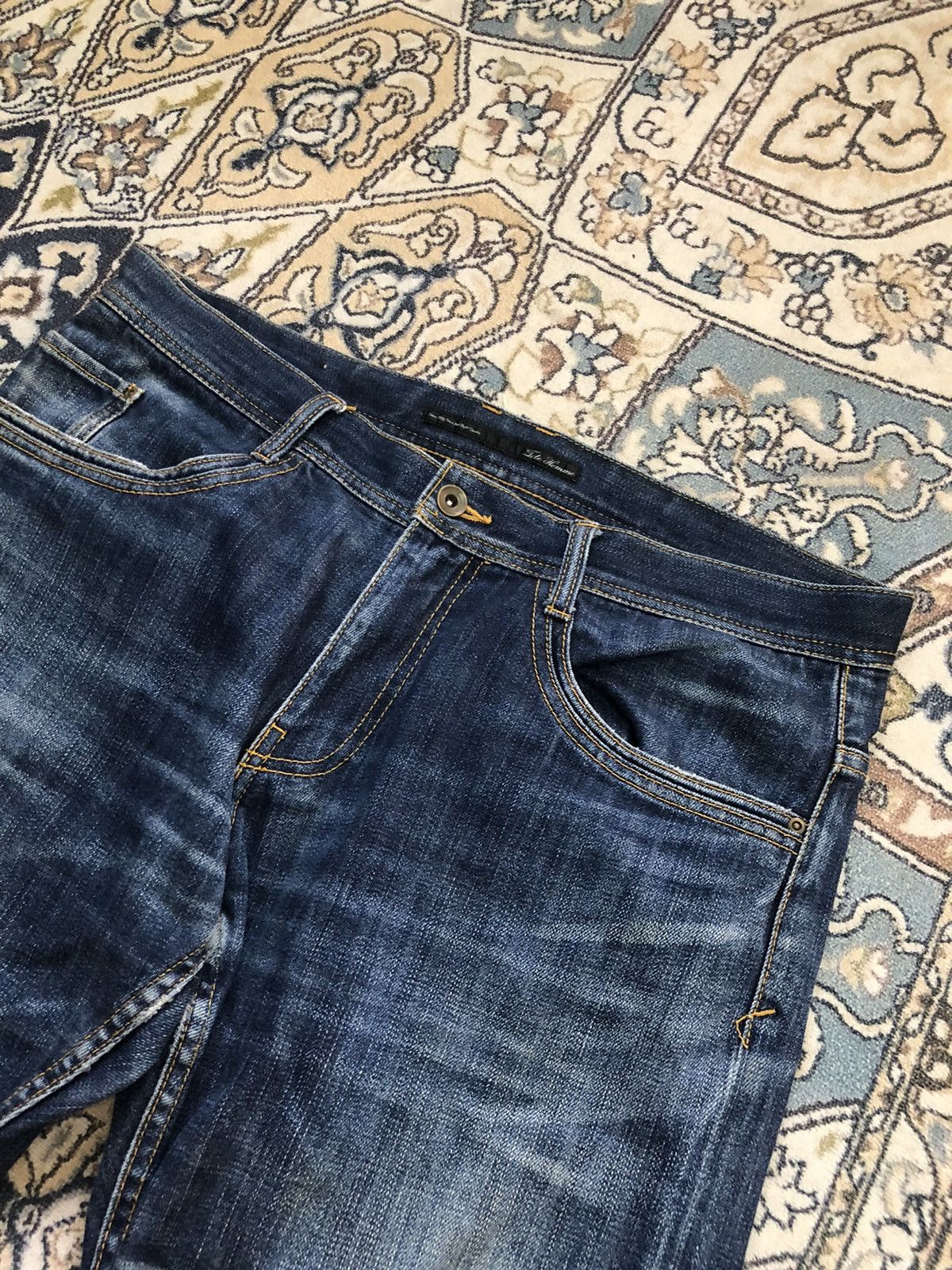 Issey Miyake Vintage Issey Miyake Tete Homme Loose Cut Denim Jeans Women Size 36" / US 14 / IT 50 - 6 Thumbnail