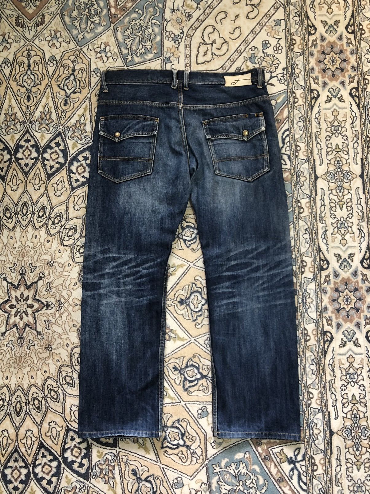 Issey Miyake Vintage Issey Miyake Tete Homme Loose Cut Denim Jeans Women Size 36" / US 14 / IT 50 - 1 Thumbnail