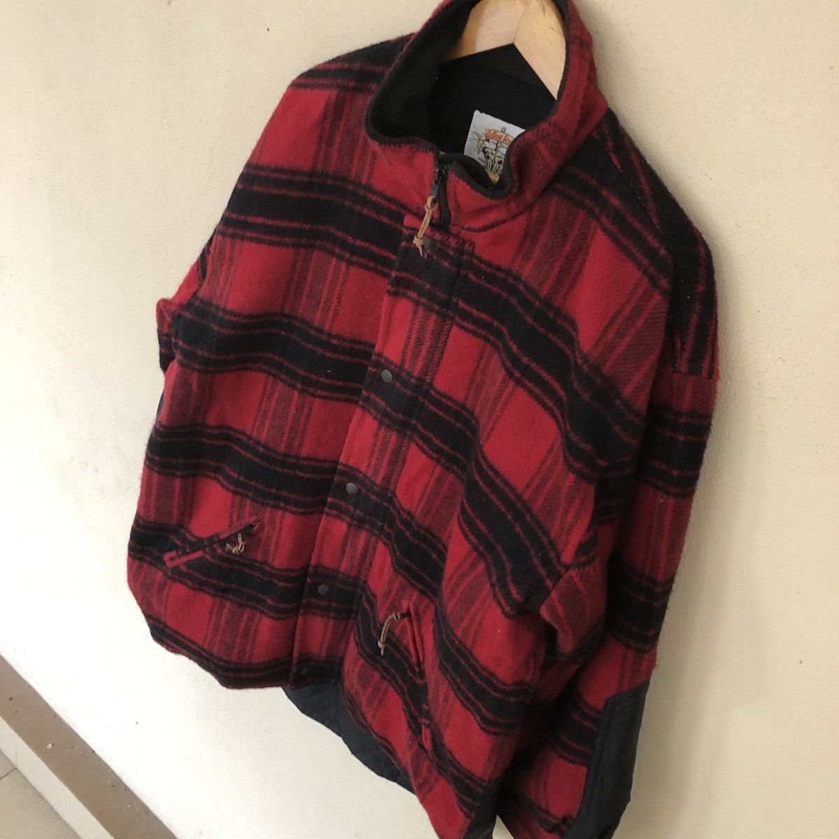 Japanese Brand ACTIVE SCENE STREET SURF PUNK STYLE JACKET TARTAN DESIGN Size US L / EU 52-54 / 3 - 4 Thumbnail