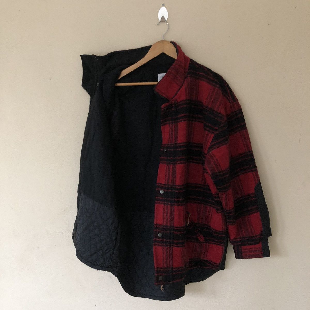 Japanese Brand ACTIVE SCENE STREET SURF PUNK STYLE JACKET TARTAN DESIGN Size US L / EU 52-54 / 3 - 7 Thumbnail