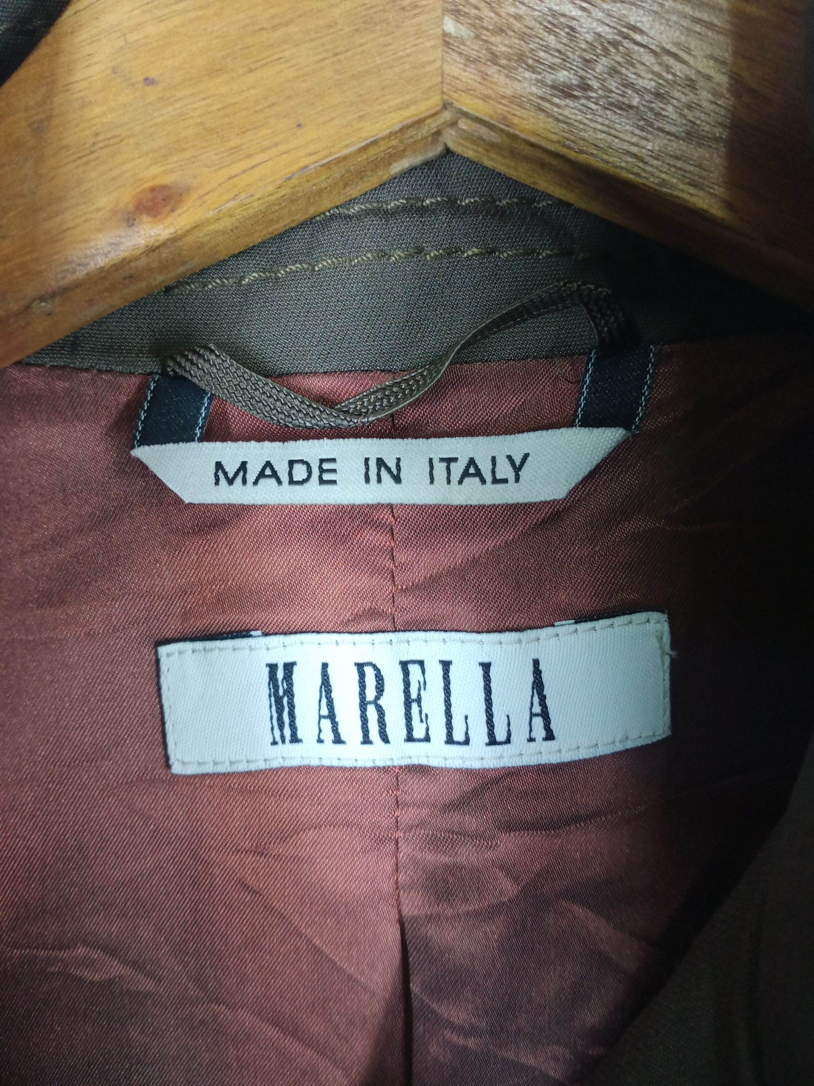 Designer × Vintage MADE IN ITALY MARELLA DOUBLE BREAST TRENCH COAT Size US S / EU 44-46 / 1 - 7 Thumbnail