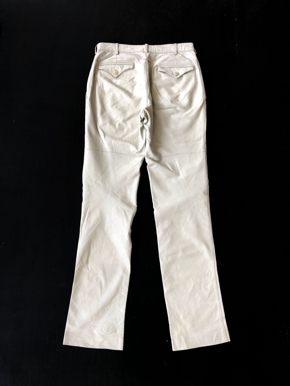 Jean Paul Gaultier SUPER RARE🔥Jean Paul Gaultier Homme Leather Pants Size US 30 / EU 46 - 2 Thumbnail