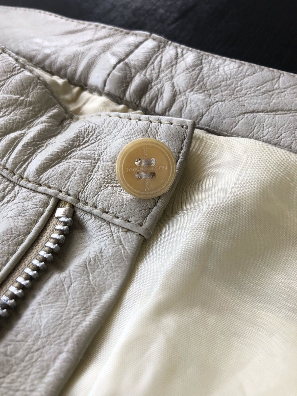 Jean Paul Gaultier SUPER RARE🔥Jean Paul Gaultier Homme Leather Pants Size US 30 / EU 46 - 8 Thumbnail