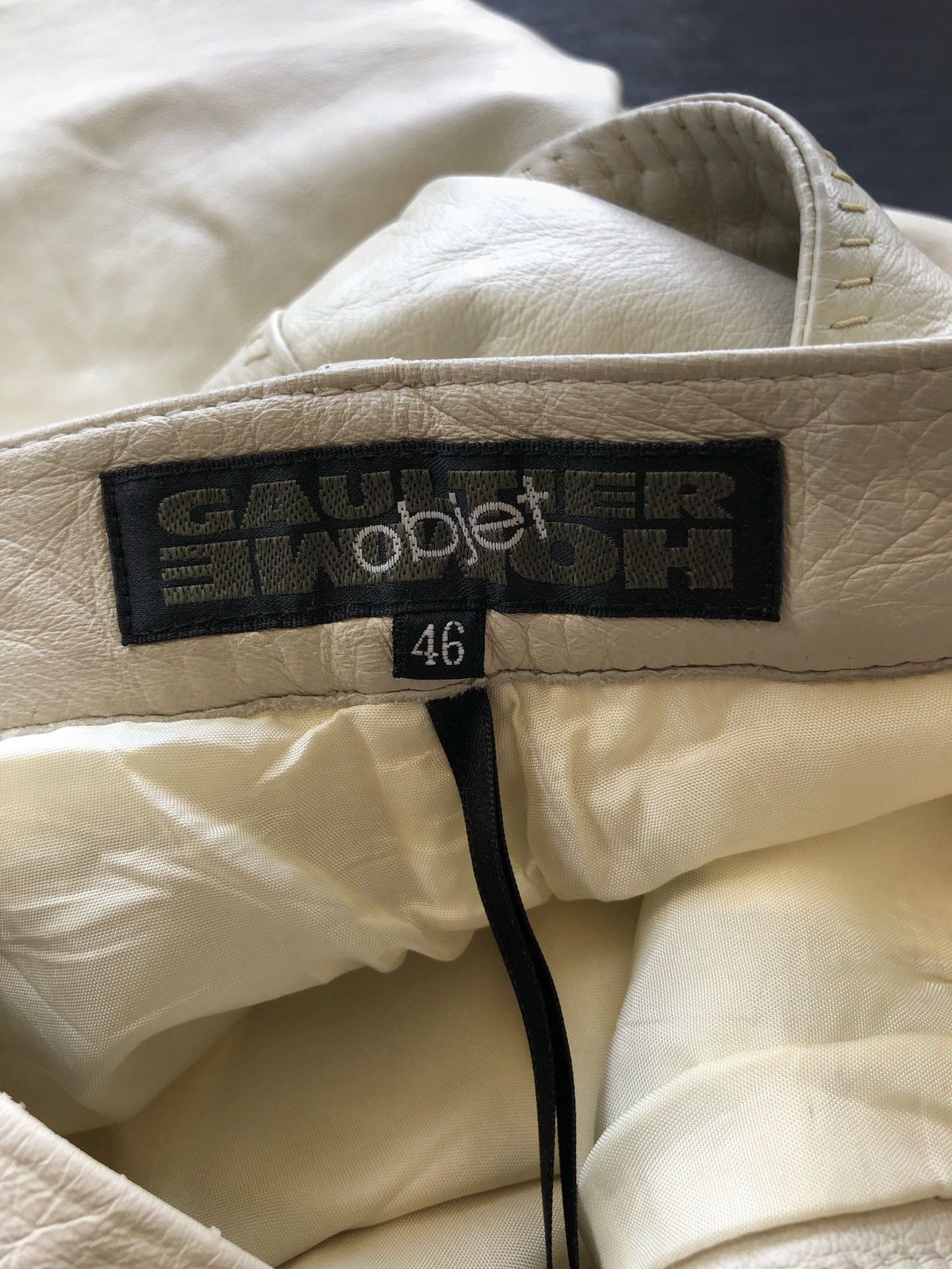 Jean Paul Gaultier SUPER RARE🔥Jean Paul Gaultier Homme Leather Pants Size US 30 / EU 46 - 9 Thumbnail