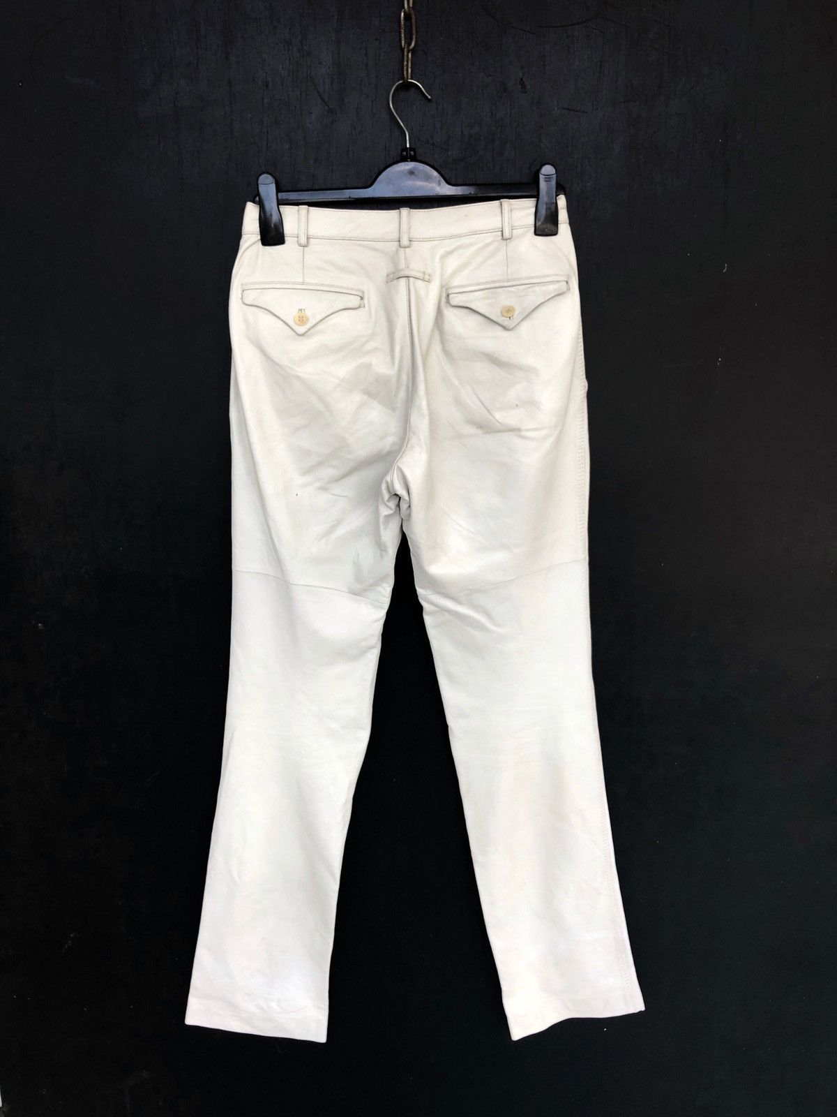 Jean Paul Gaultier SUPER RARE🔥Jean Paul Gaultier Homme Leather Pants Size US 30 / EU 46 - 3 Thumbnail