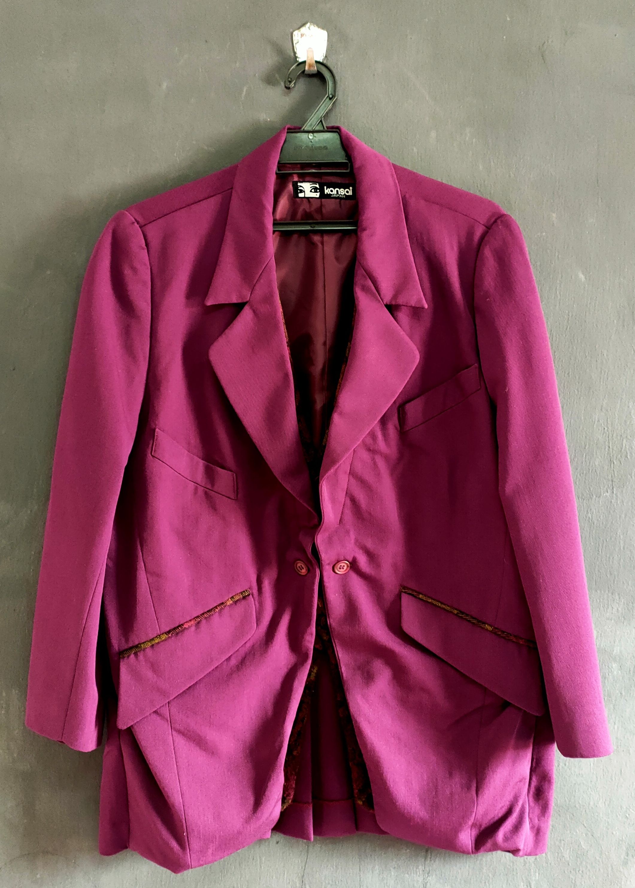 Kansai Yamamoto Kansai Japan Blazer Wool Lace Size M / US 6-8 / IT 42-44 - 1 Thumbnail