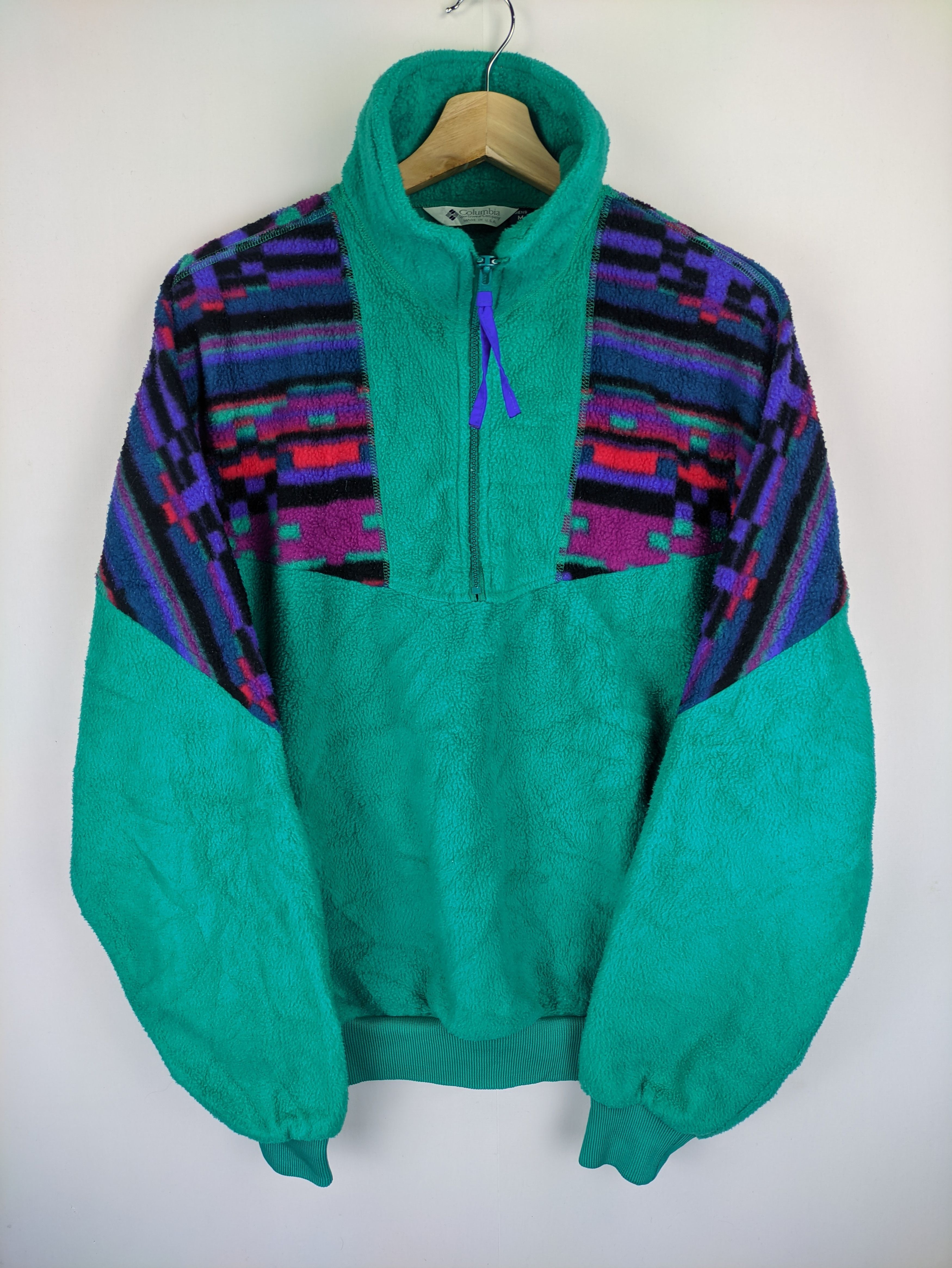 Columbia Steals🔥Vintage 90's Fleece Half Zipper by Columbia Size US M / EU 48-50 / 2 - 8 Thumbnail