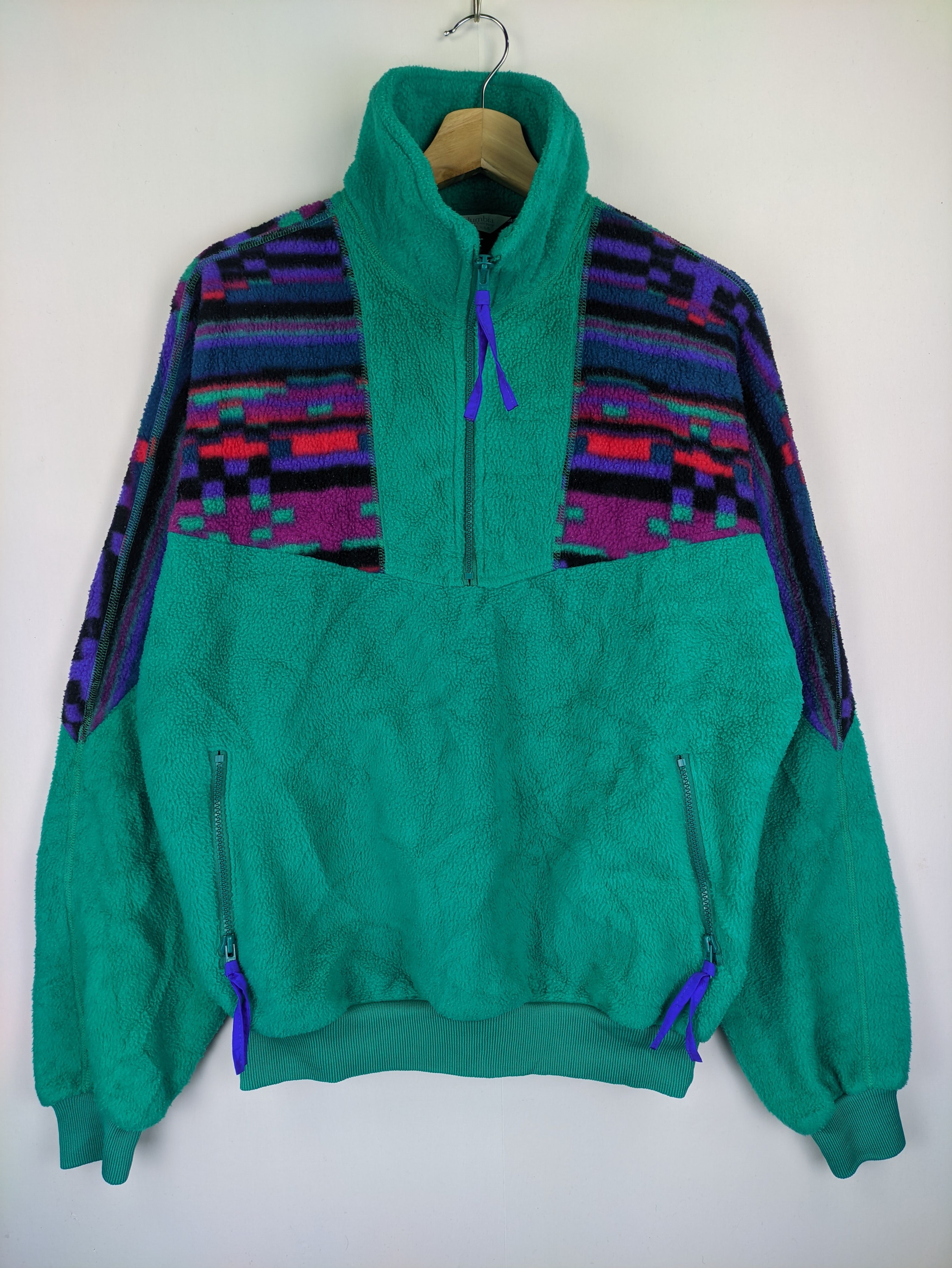 Columbia Steals🔥Vintage 90's Fleece Half Zipper by Columbia Size US M / EU 48-50 / 2 - 1 Thumbnail