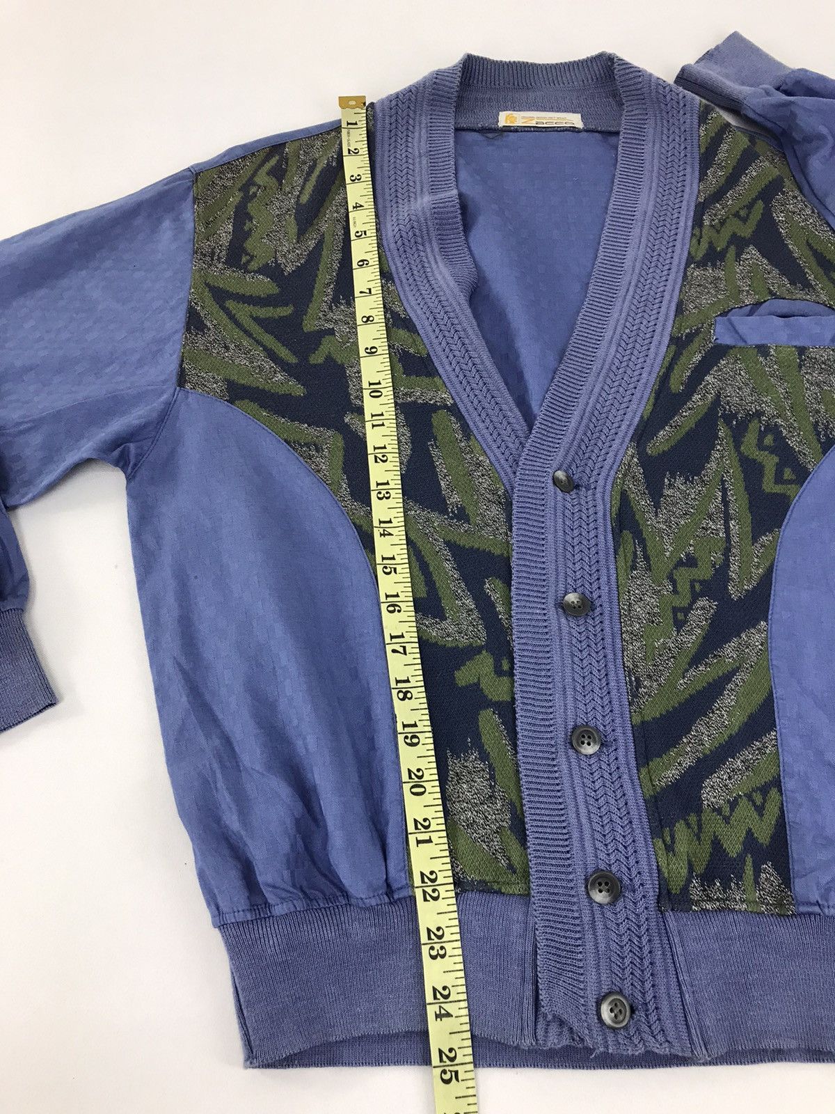 Japanese Brand × Vintage Rare Zacco Knitwear Cardigan Sweatshirt Designer Hype Size US M / EU 48-50 / 2 - 7 Thumbnail