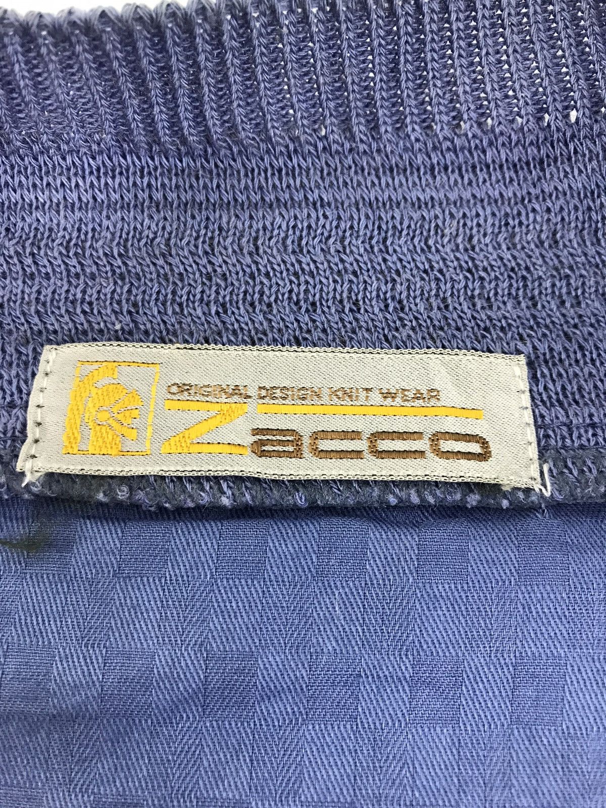 Japanese Brand × Vintage Rare Zacco Knitwear Cardigan Sweatshirt Designer Hype Size US M / EU 48-50 / 2 - 5 Thumbnail