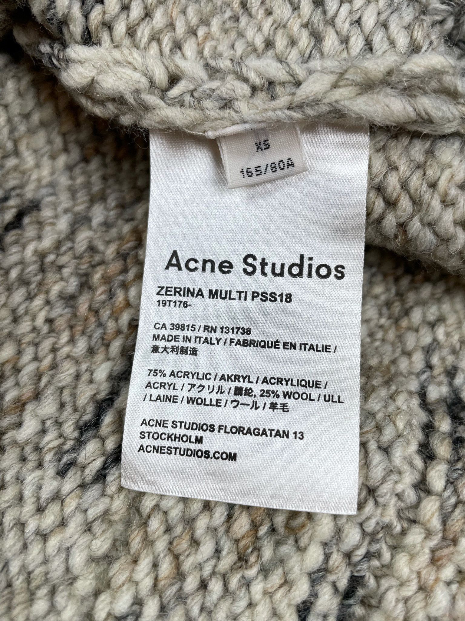 Acne Studios Acne Studios Zerina Multi Sweater Size US XS / EU 42 / 0 - 6 Thumbnail