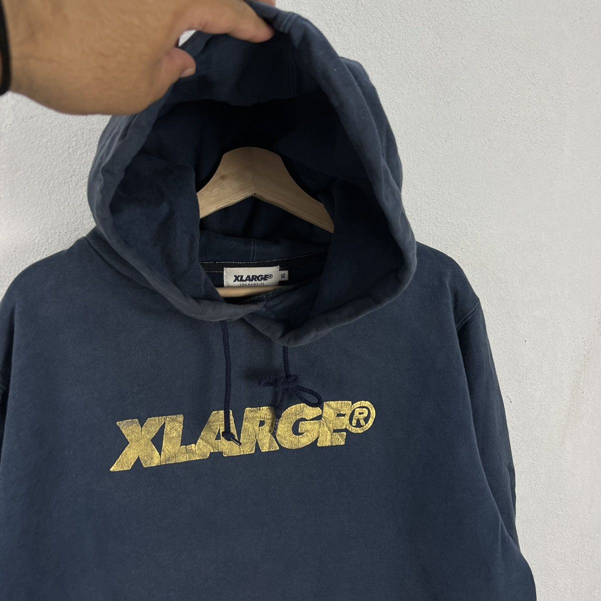 Japanese Brand RARE HOODIE X LARGE BIG LOGO STREETWEAR STYLE Size US XL / EU 56 / 4 - 4 Thumbnail