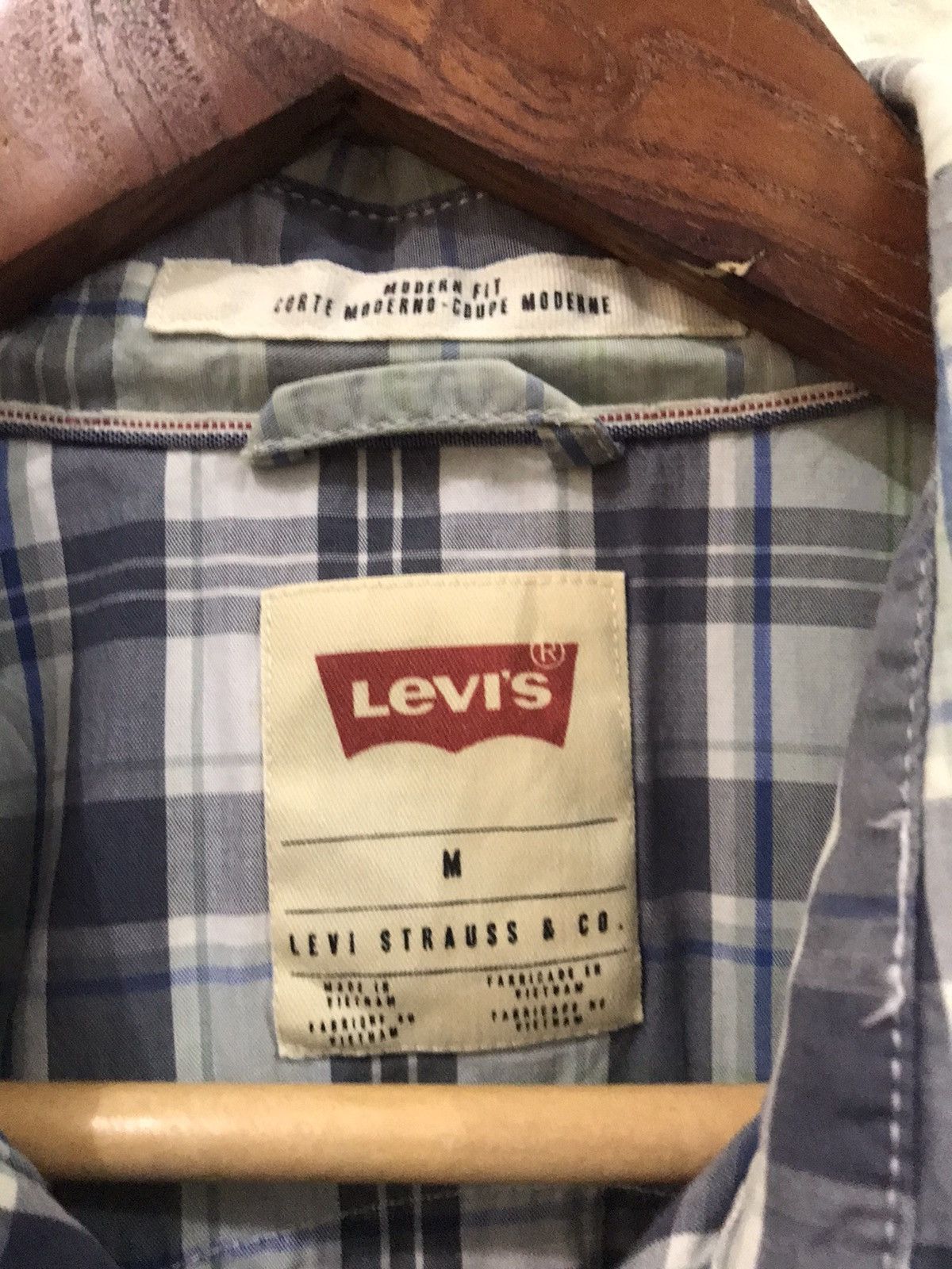 Levi's Vintage Clothing Vintage Levi’s Stone Button Flannel Size US M / EU 48-50 / 2 - 8 Thumbnail