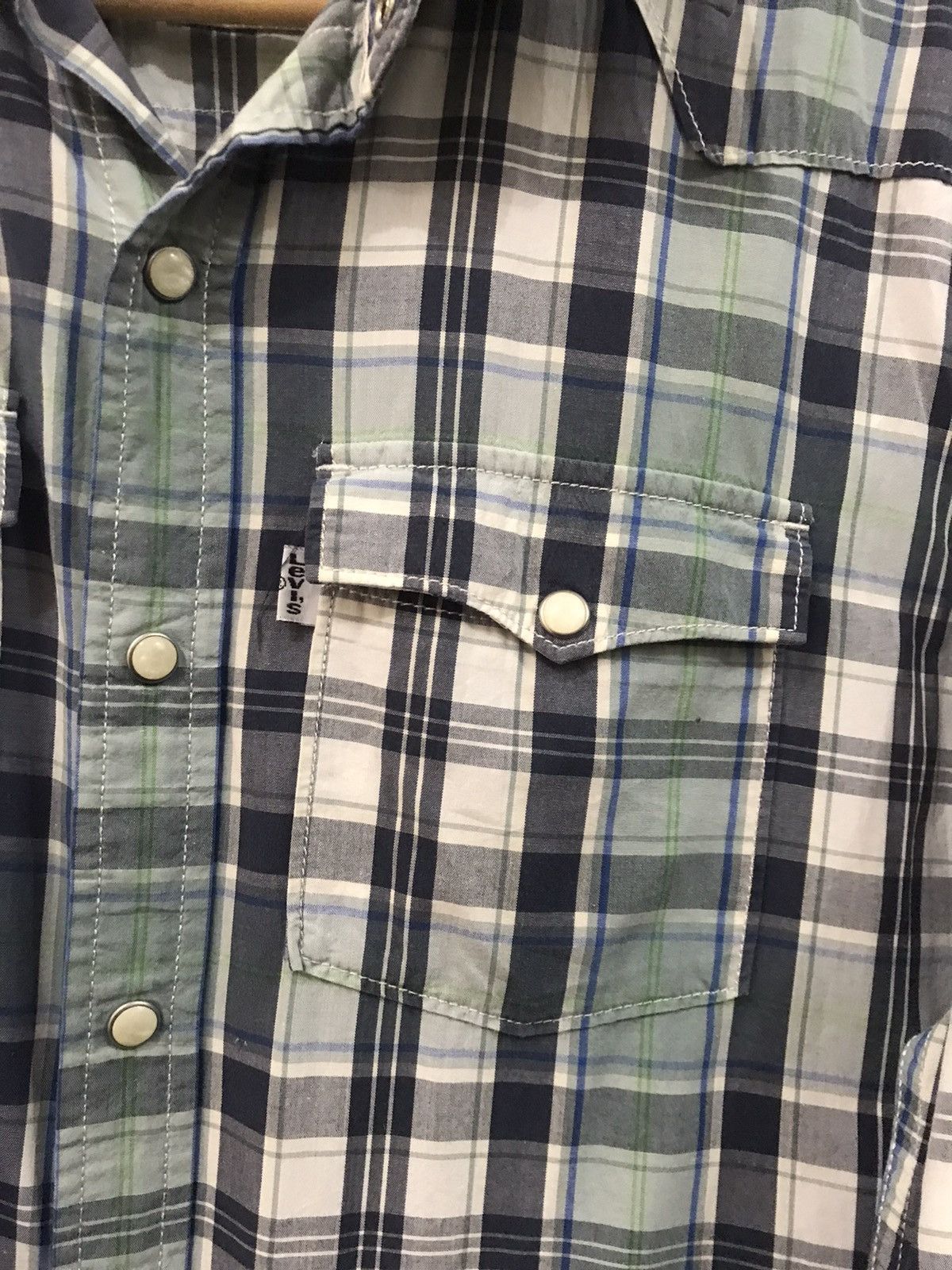 Levi's Vintage Clothing Vintage Levi’s Stone Button Flannel Size US M / EU 48-50 / 2 - 7 Thumbnail