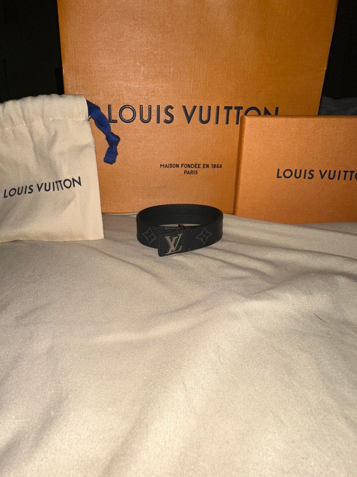 Louis Vuitton® LV Slim Bracelet  Louis vuitton bracelet, Louis