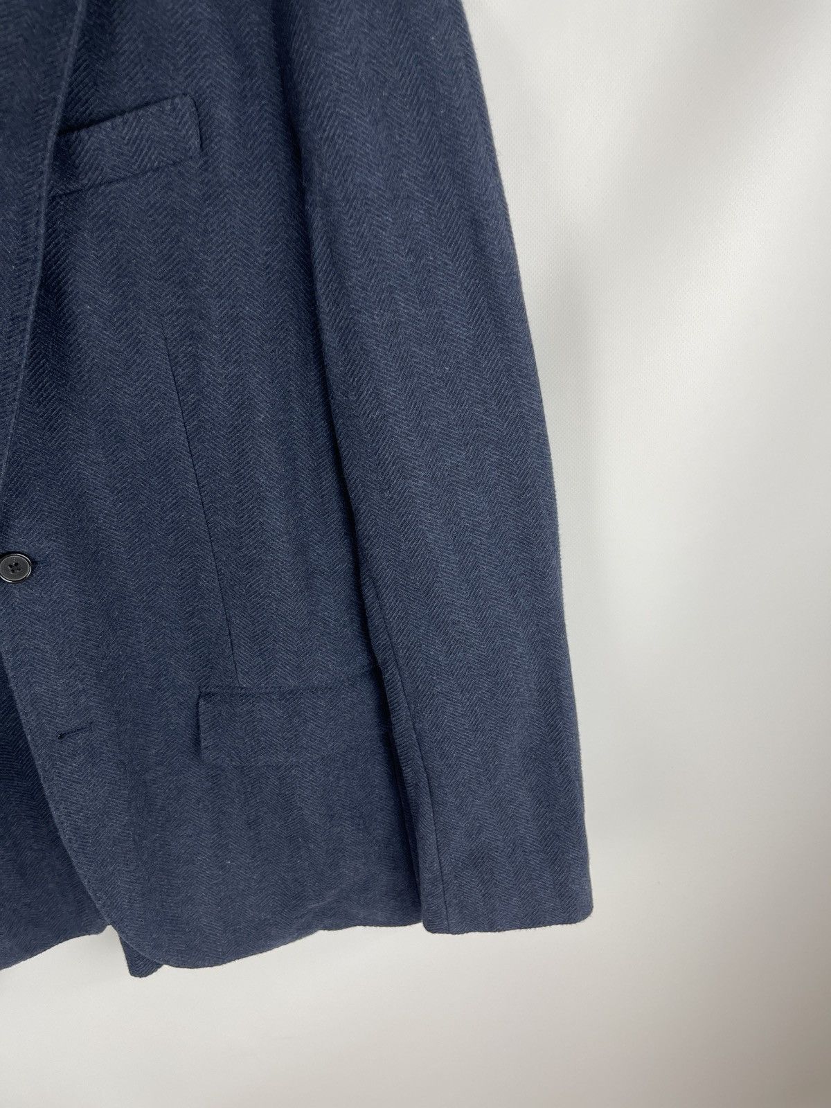 Polo Ralph Lauren Polo Ralph Lauren Herringbone tweed unlined blazer 2 button Size 44R - 9 Thumbnail