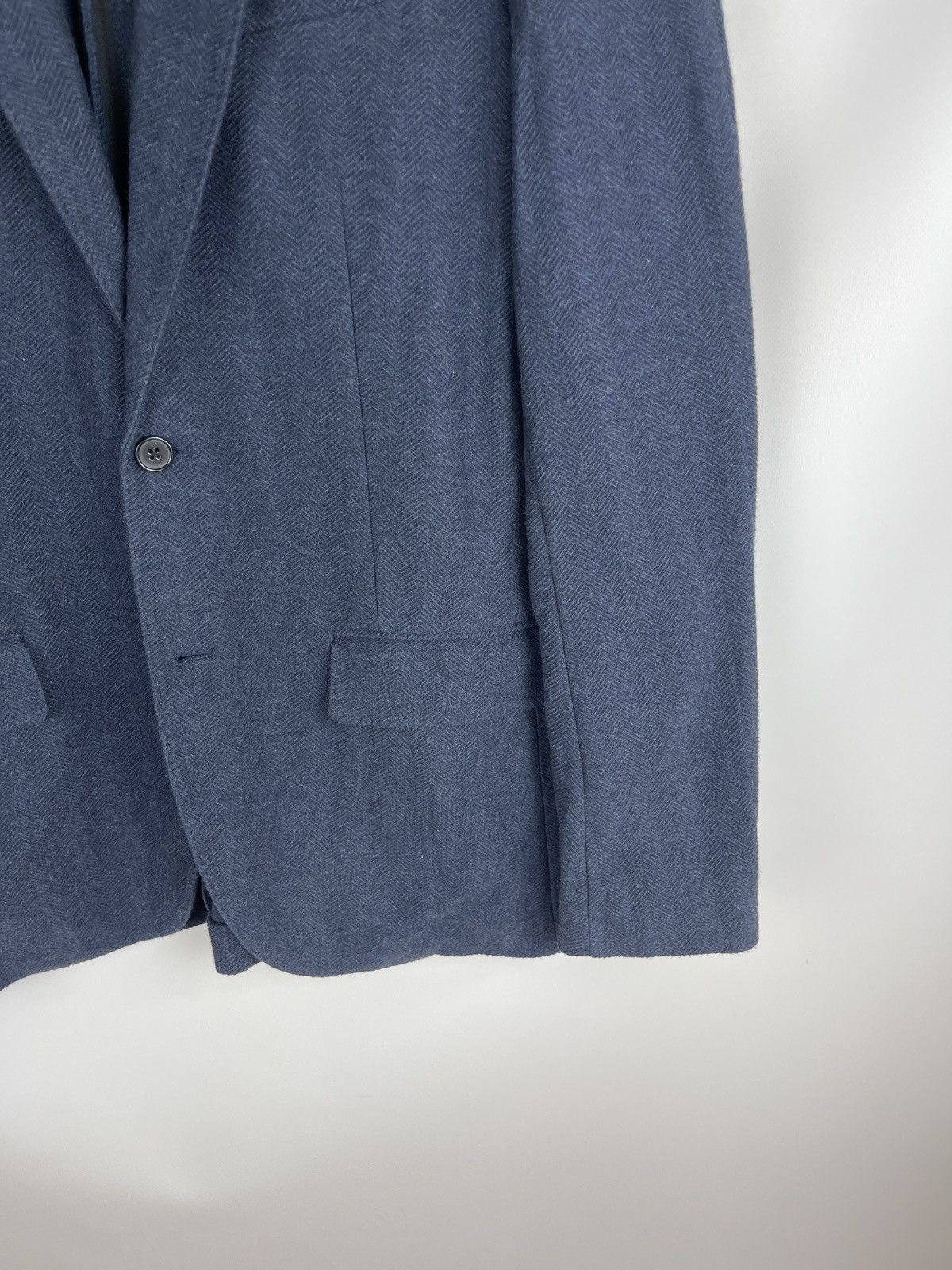 Polo Ralph Lauren Polo Ralph Lauren Herringbone tweed unlined blazer 2 button Size 44R - 5 Thumbnail