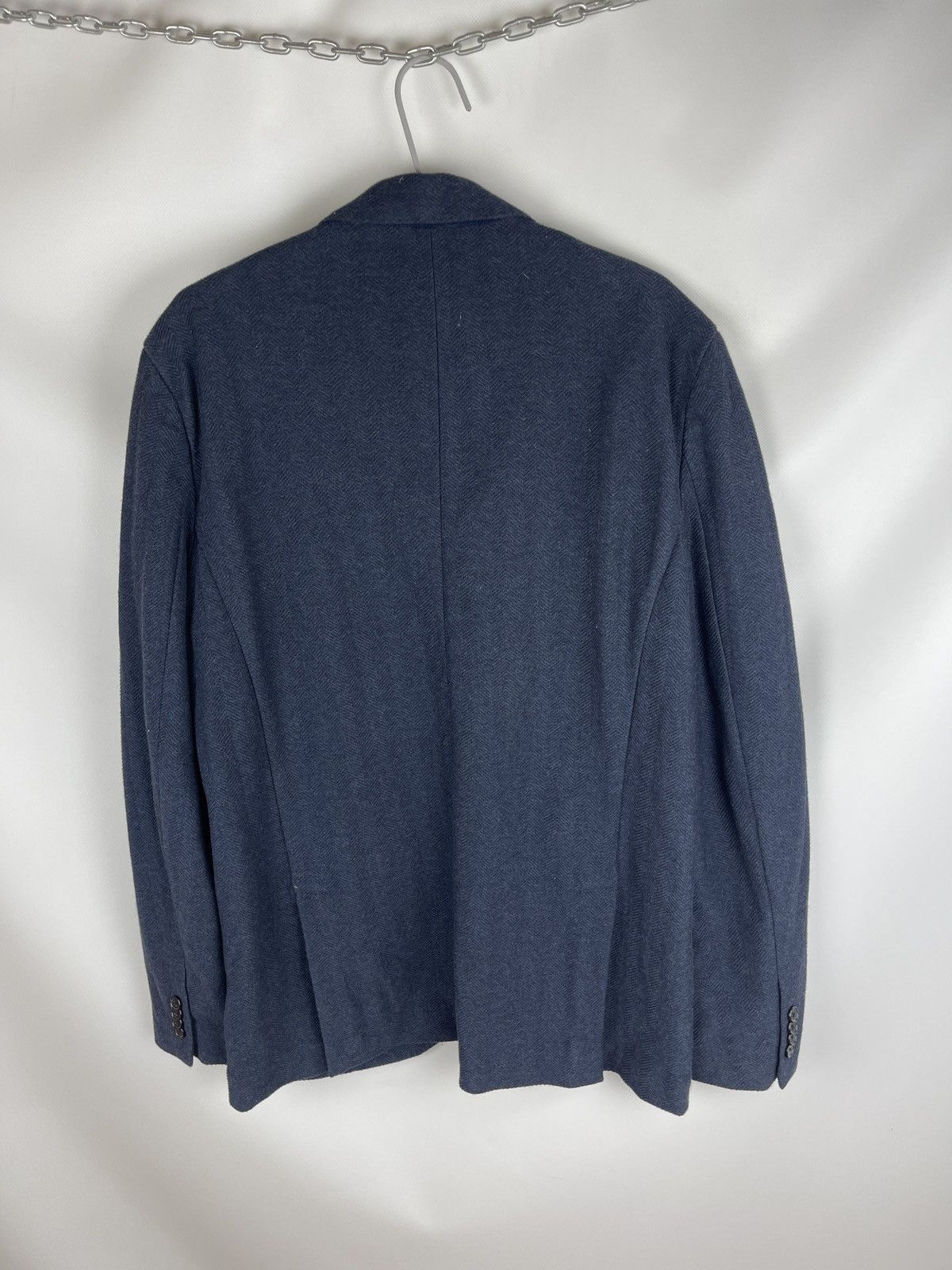 Polo Ralph Lauren Polo Ralph Lauren Herringbone tweed unlined blazer 2 button Size 44R - 12 Thumbnail