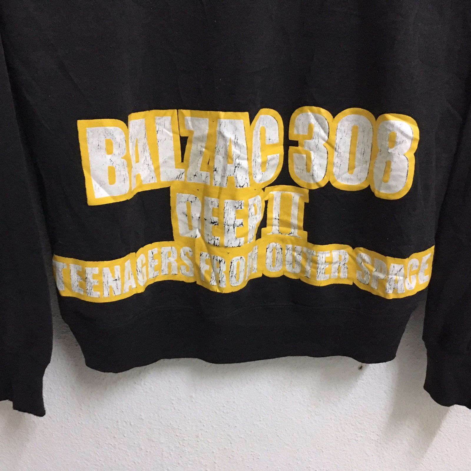 Band Tees × Vintage Vintage BALZAC Punk Rock Japan Band Hoodie Pullover Jumper Size US M / EU 48-50 / 2 - 7 Thumbnail